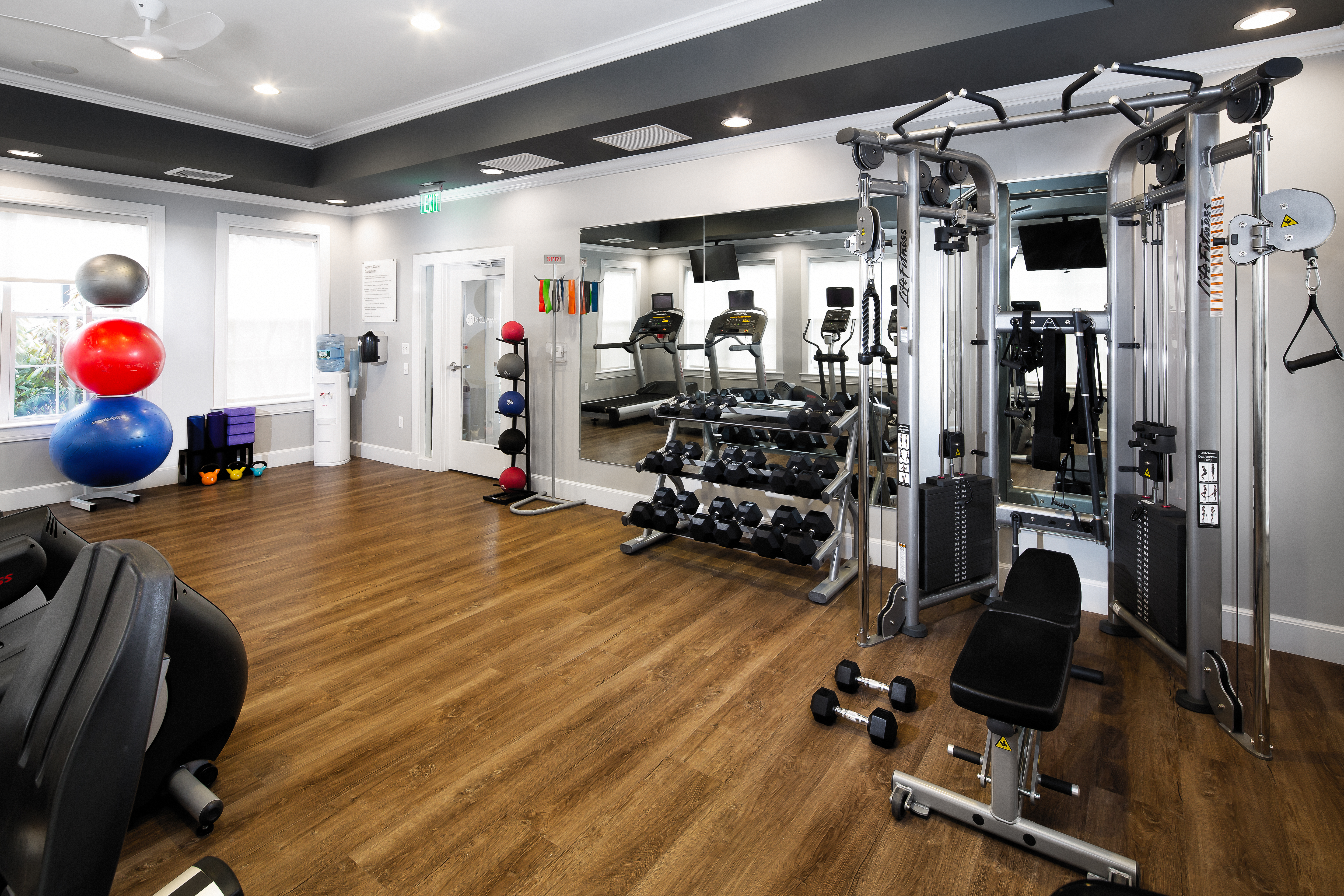 Gym at Avalon At Bedford Center (2 of 3)
