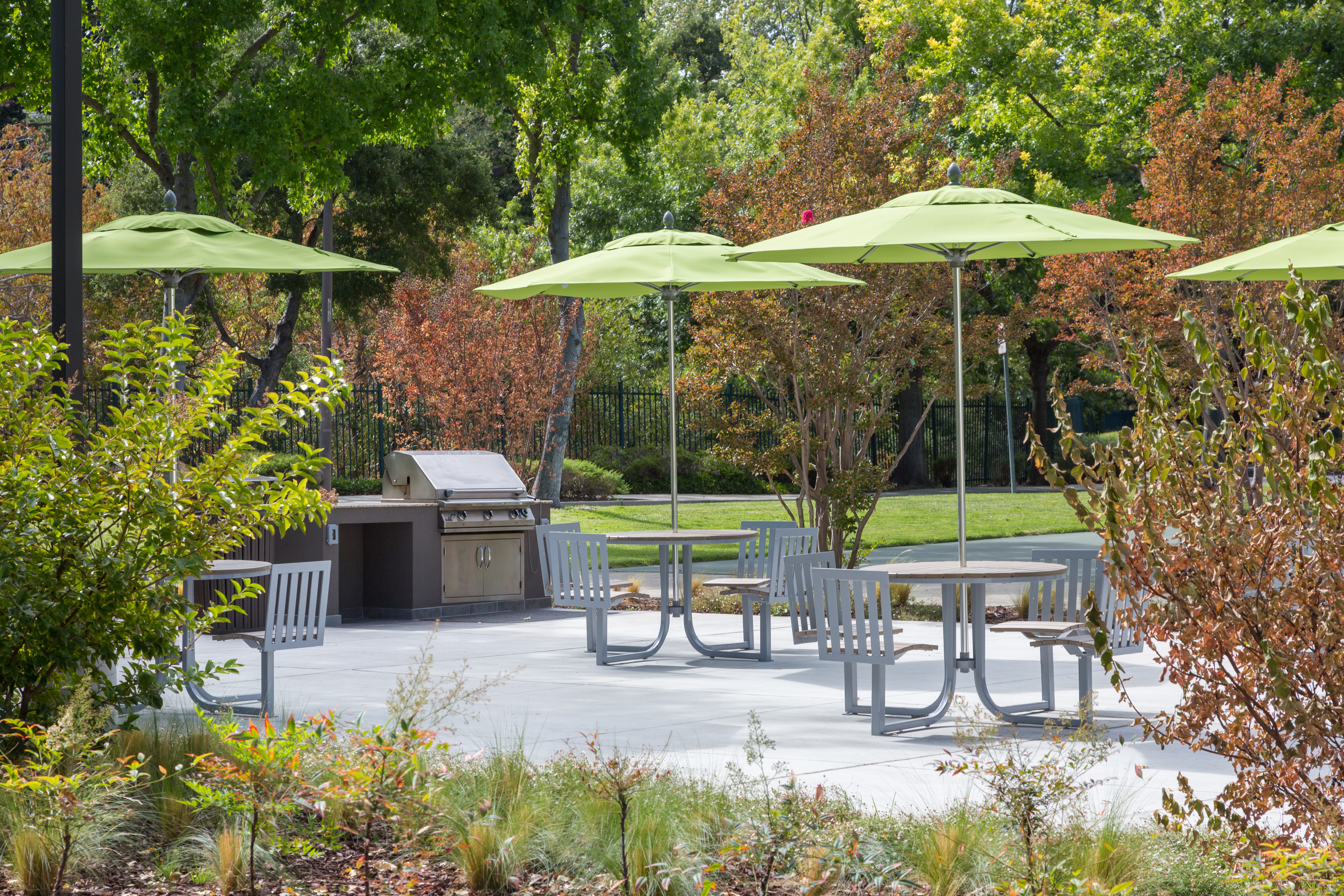 Grill area at Eaves