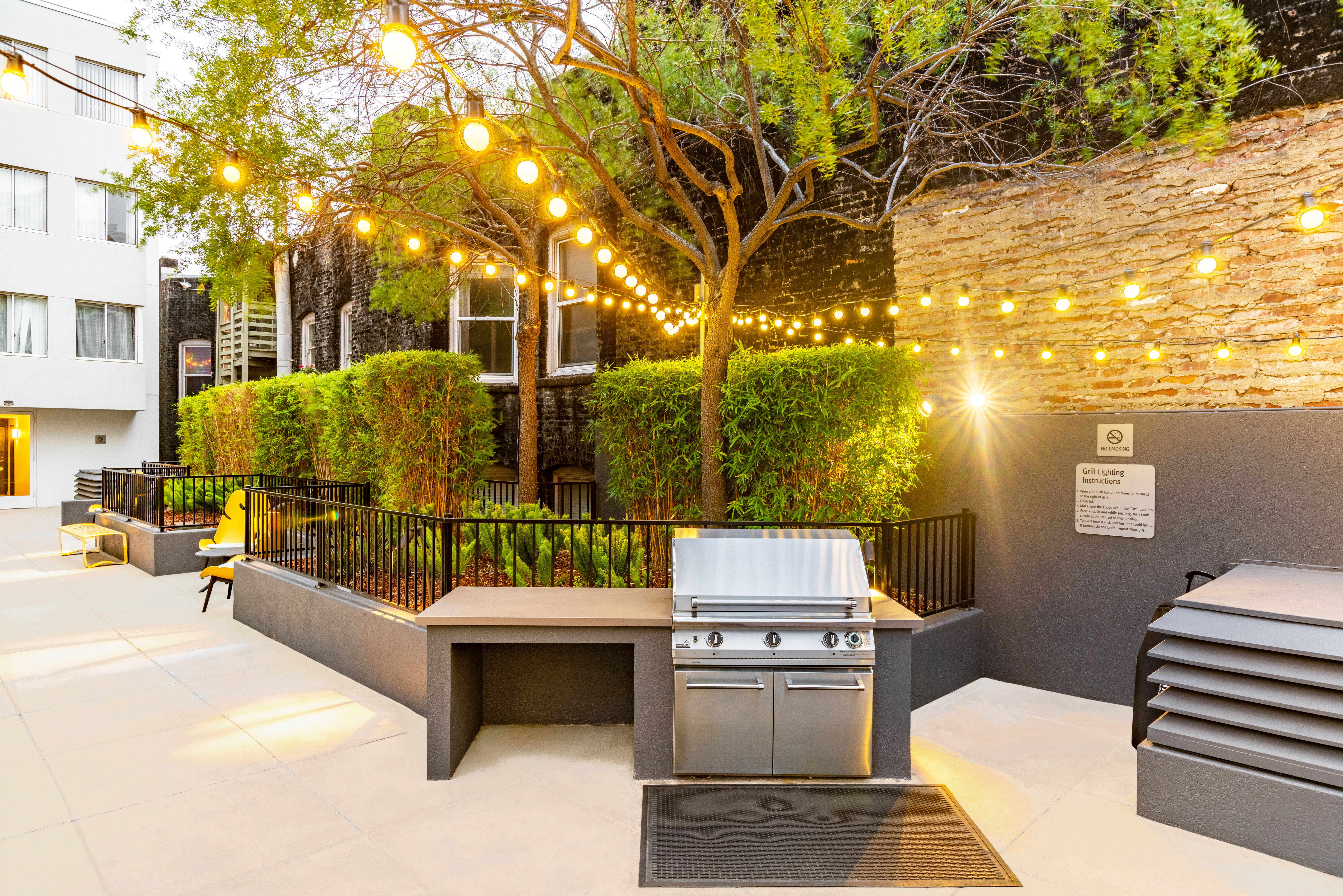 Grill area at Ava Nob Hill