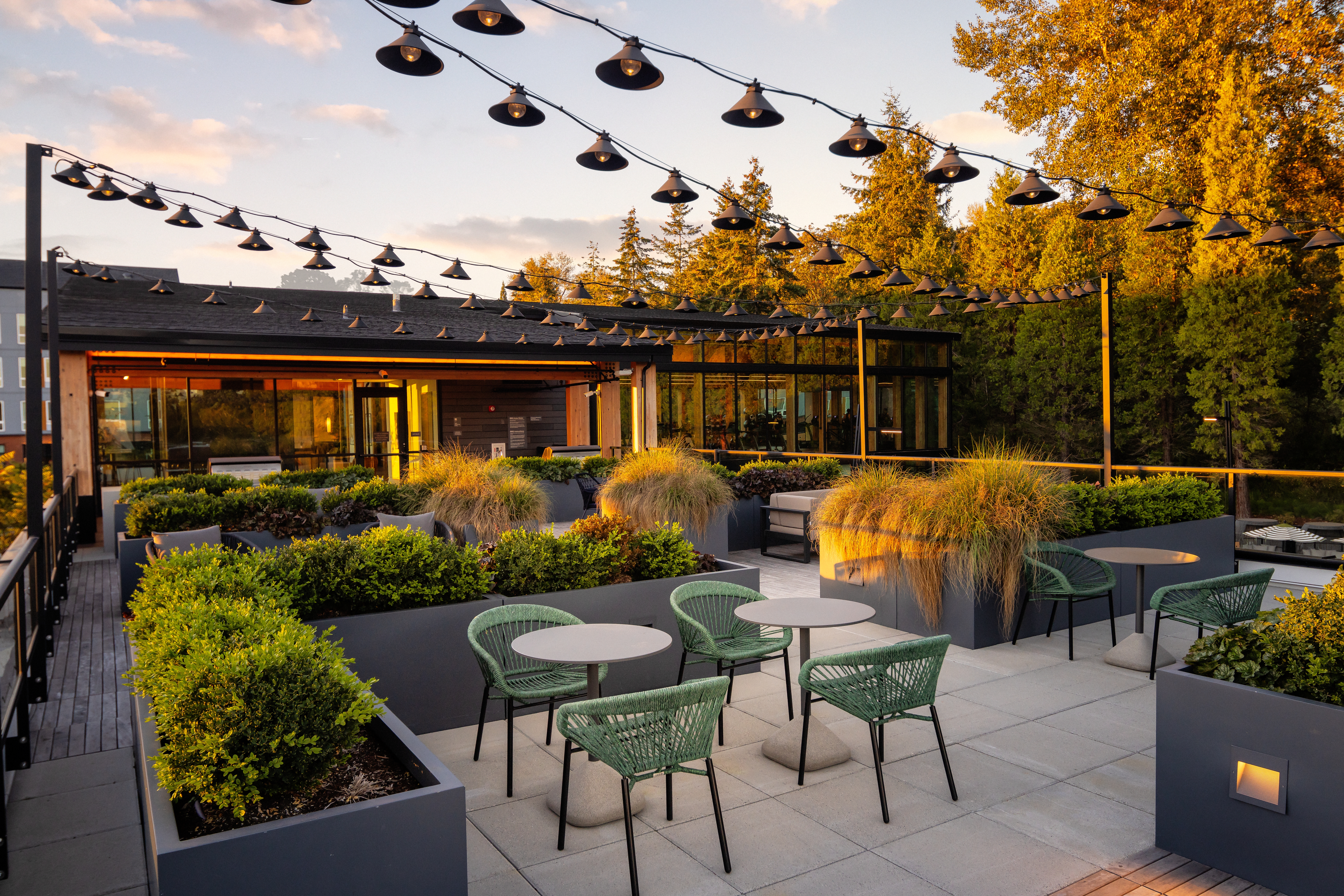 Roof deck at Avalon Bothell Commons