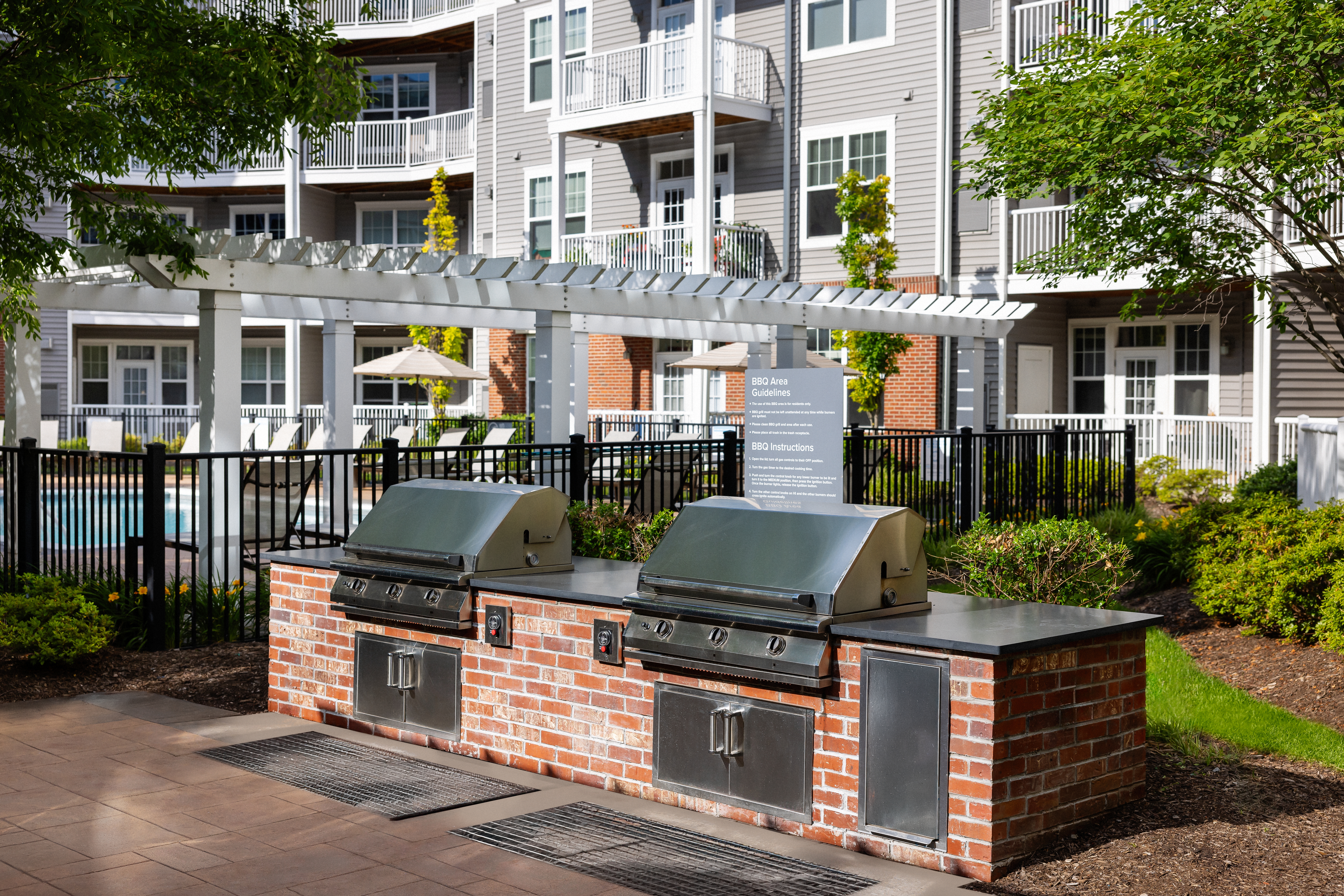 Grill area at Avalon