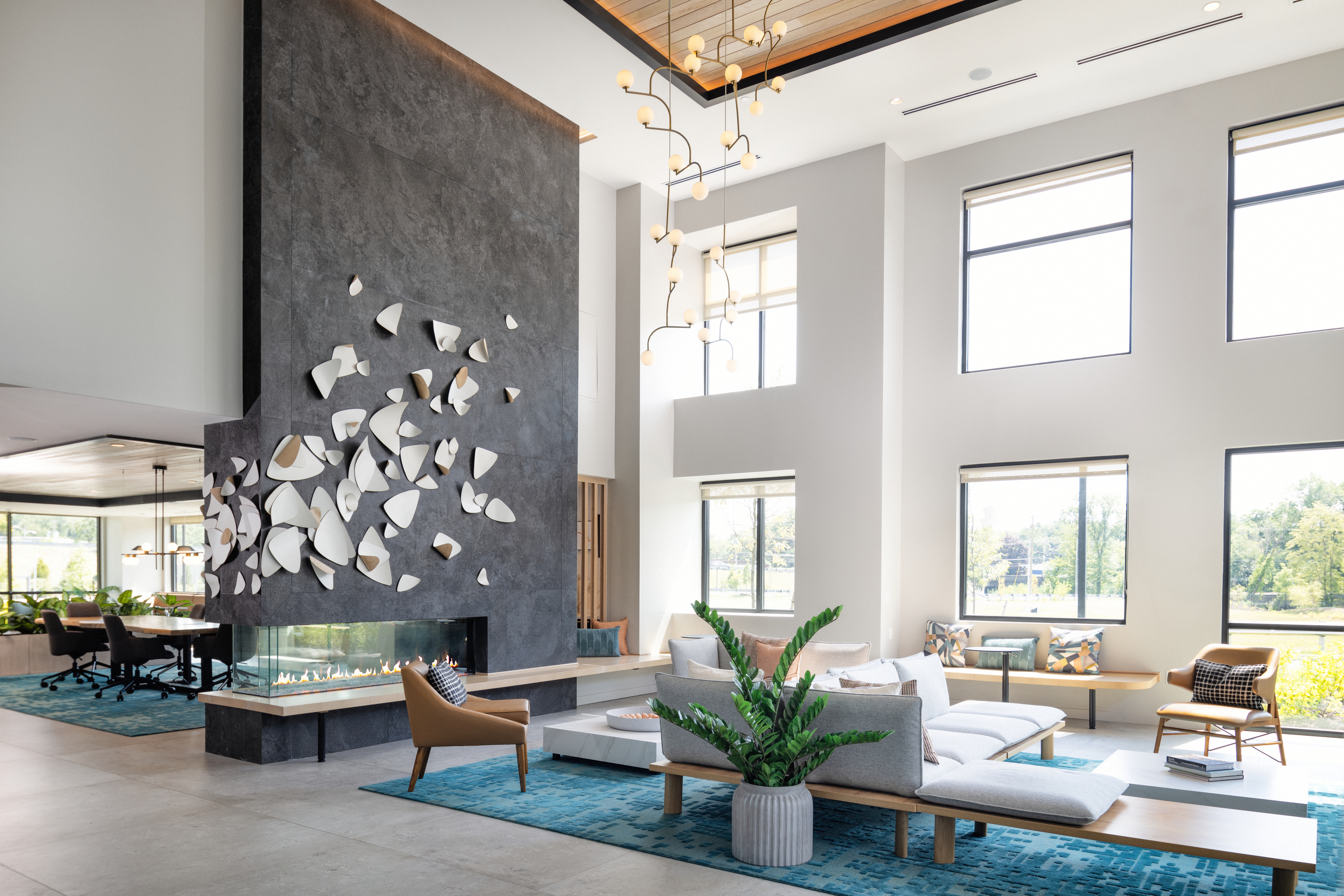 Lobby at Avalon Montville (1 of 3)