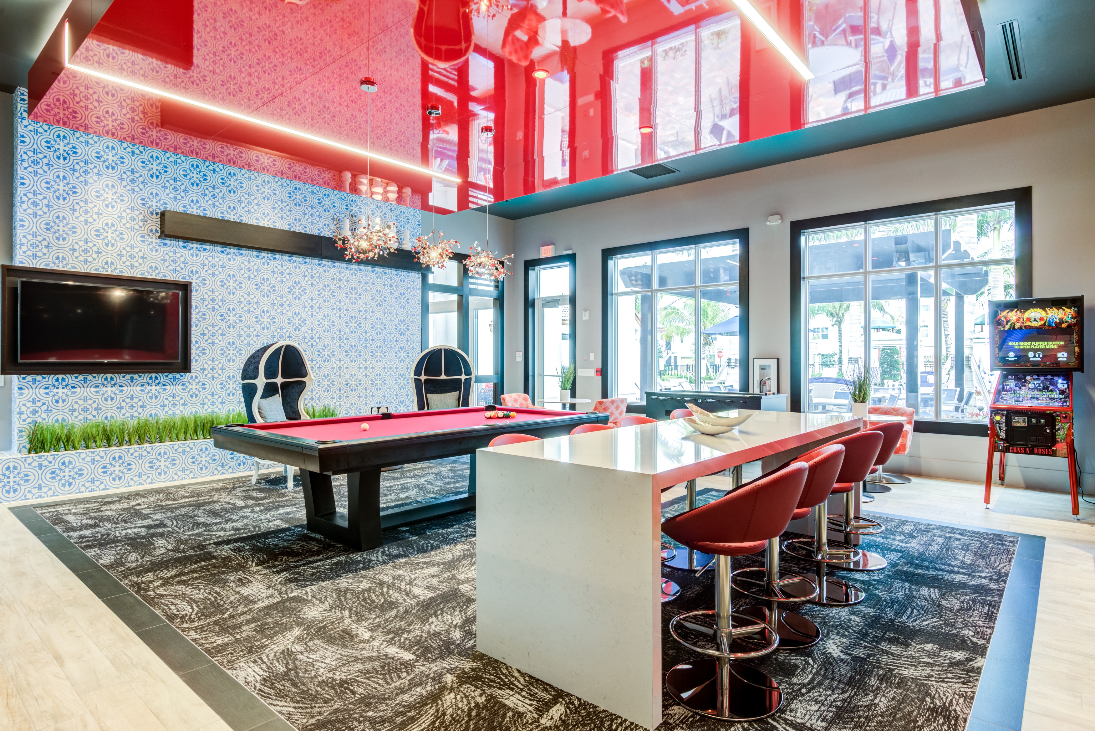 Game room at Avalon Miramar Park Place