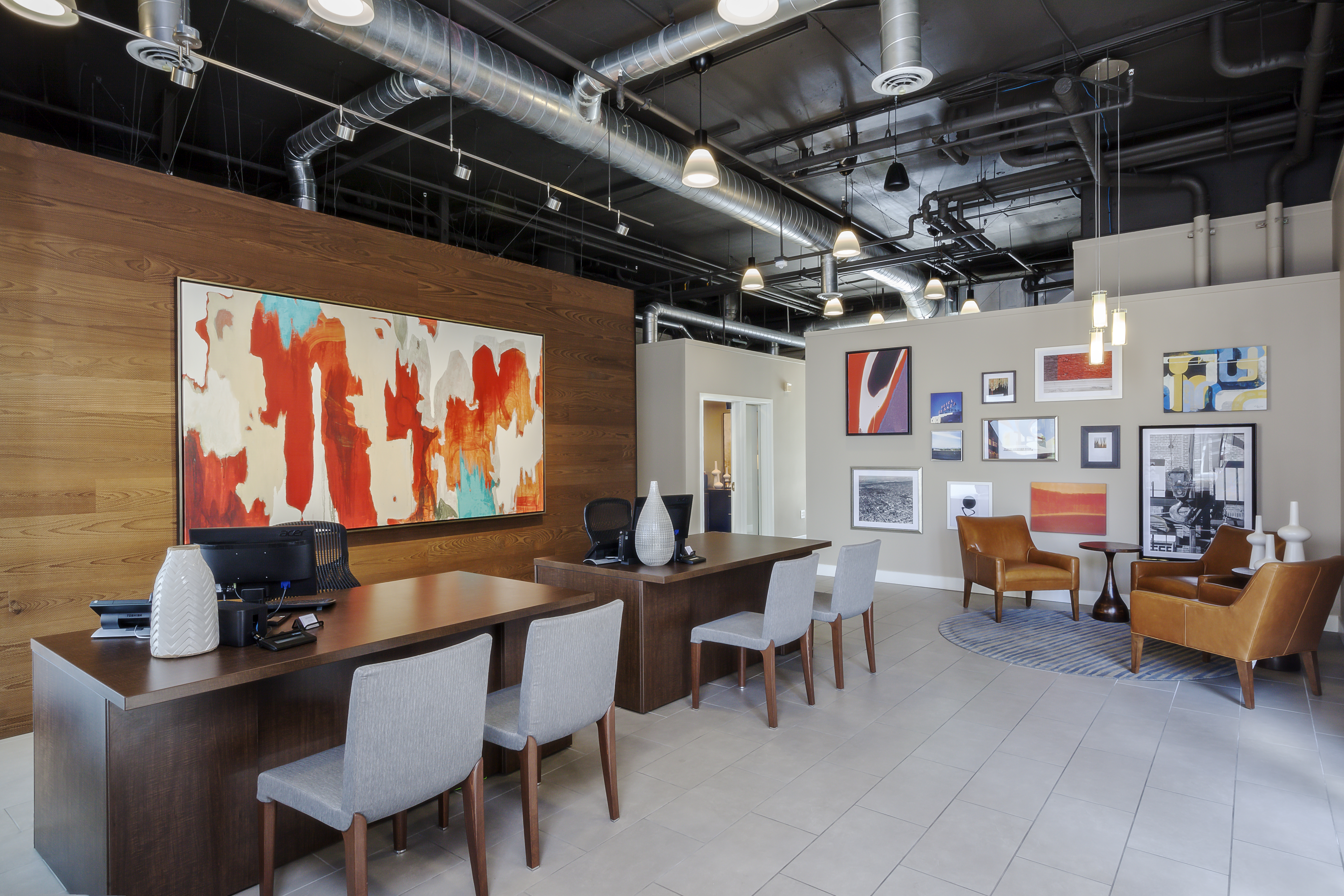 Work space at Avalon At Cahill Park