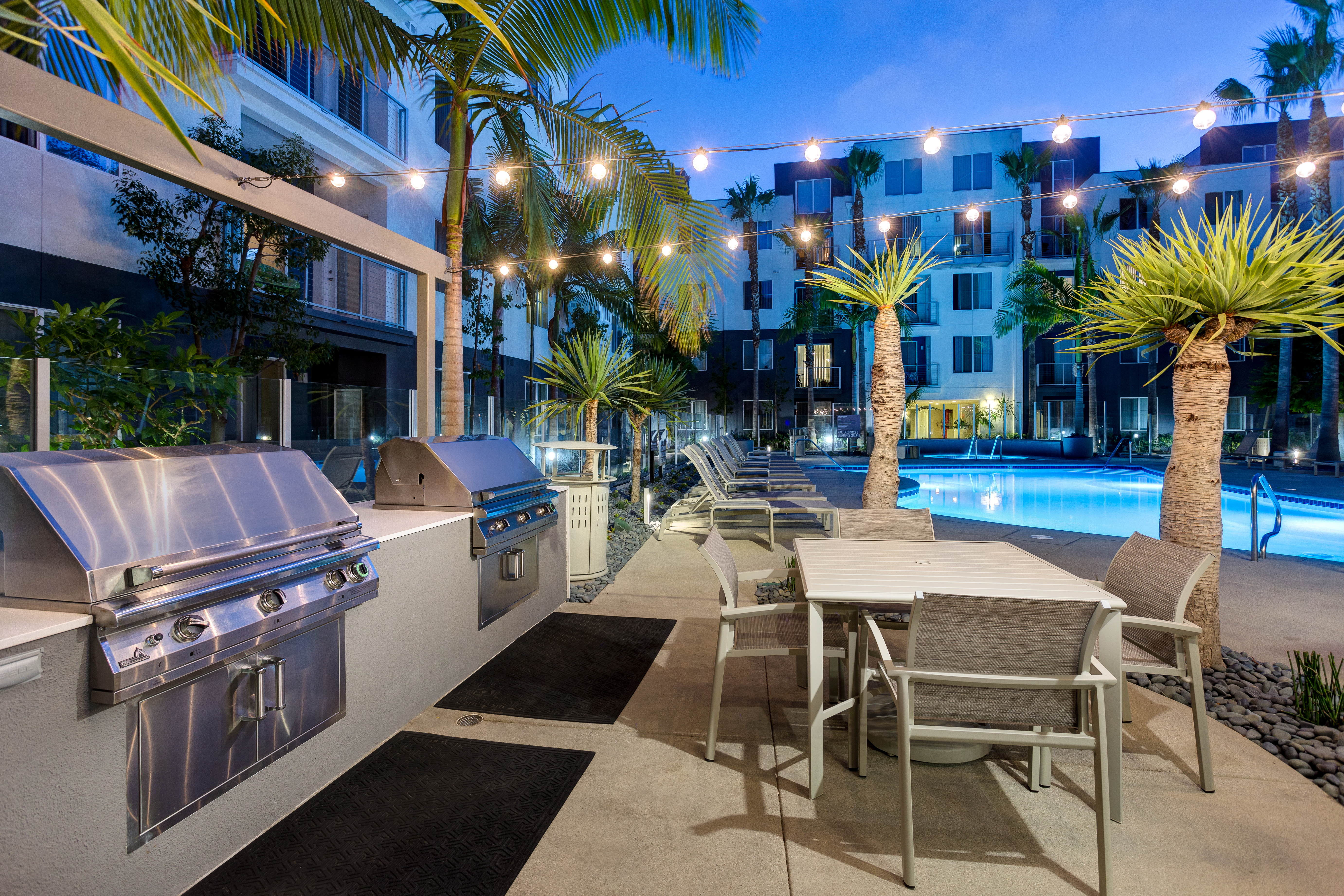 Grill area at Avalon Playa Vista