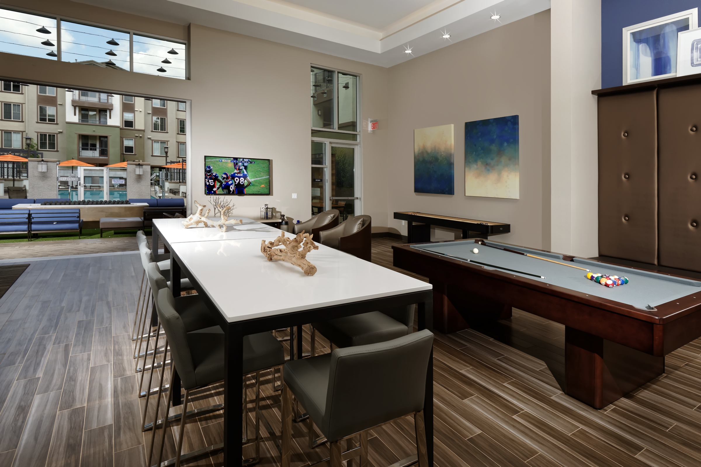 Game room at Avalon