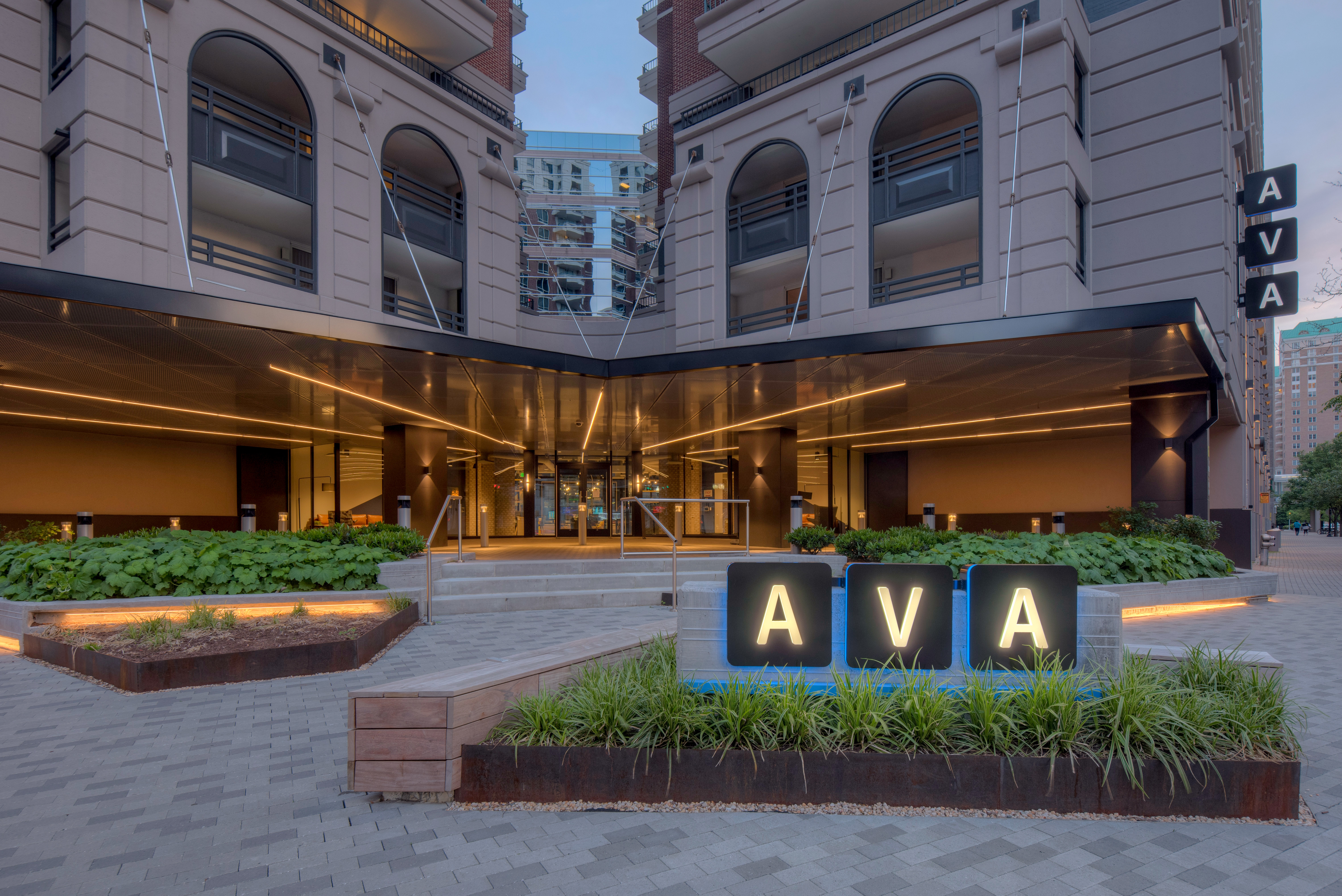Lobby at Ava Ballston Square