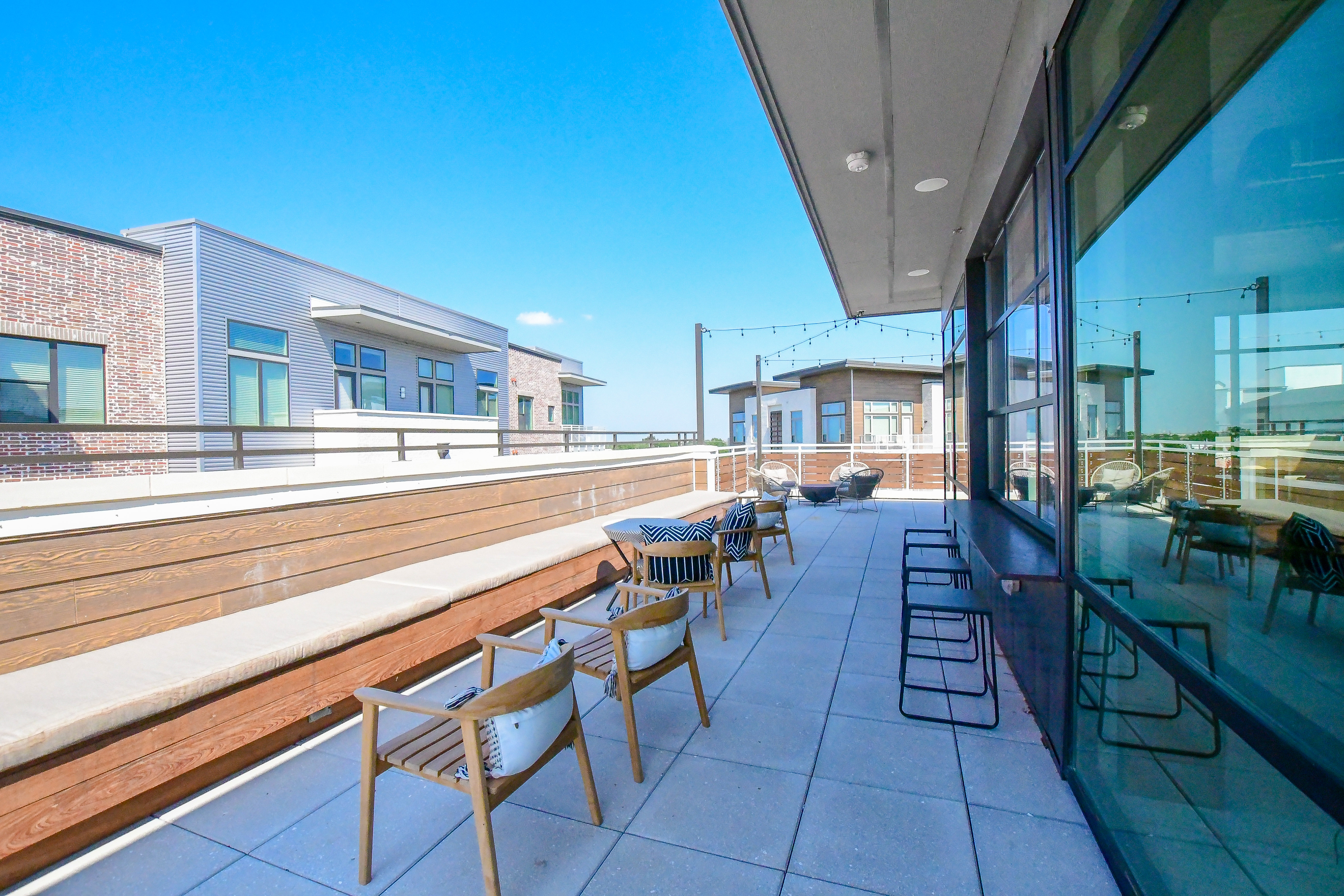 Roof deck at Avalon West Plano