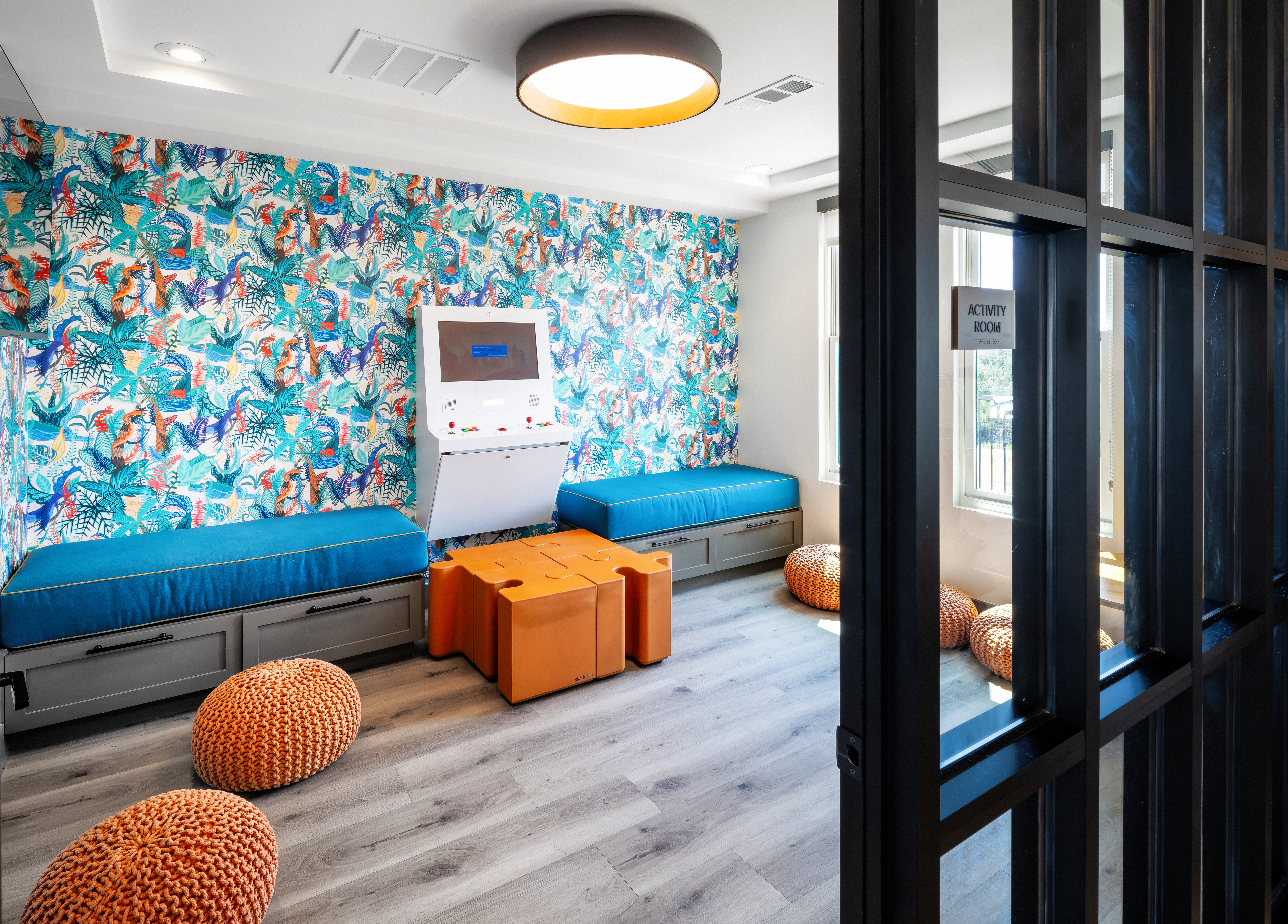 Playroom at Avalon Townhome Collection