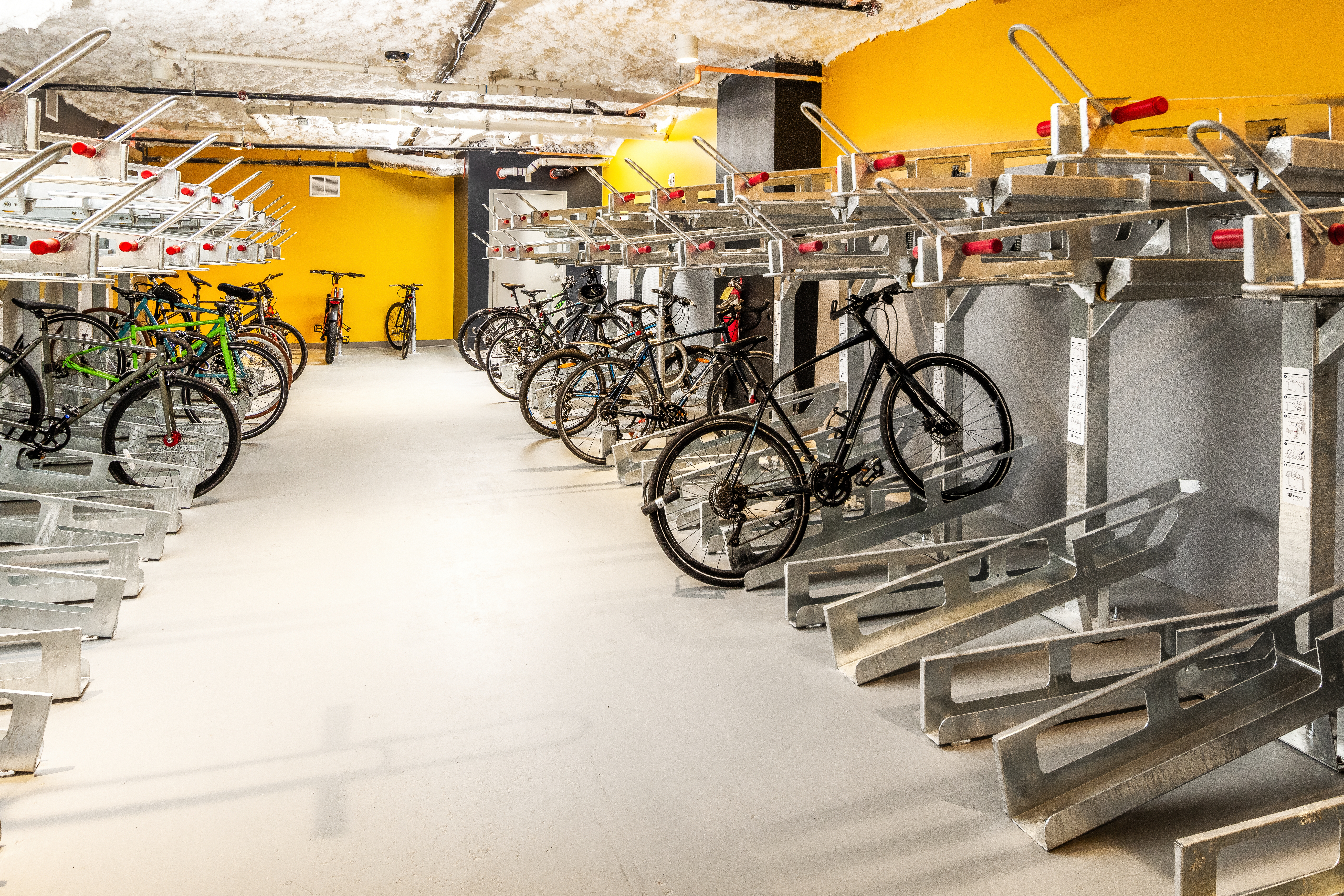 Bike room at Avalon Brighton
