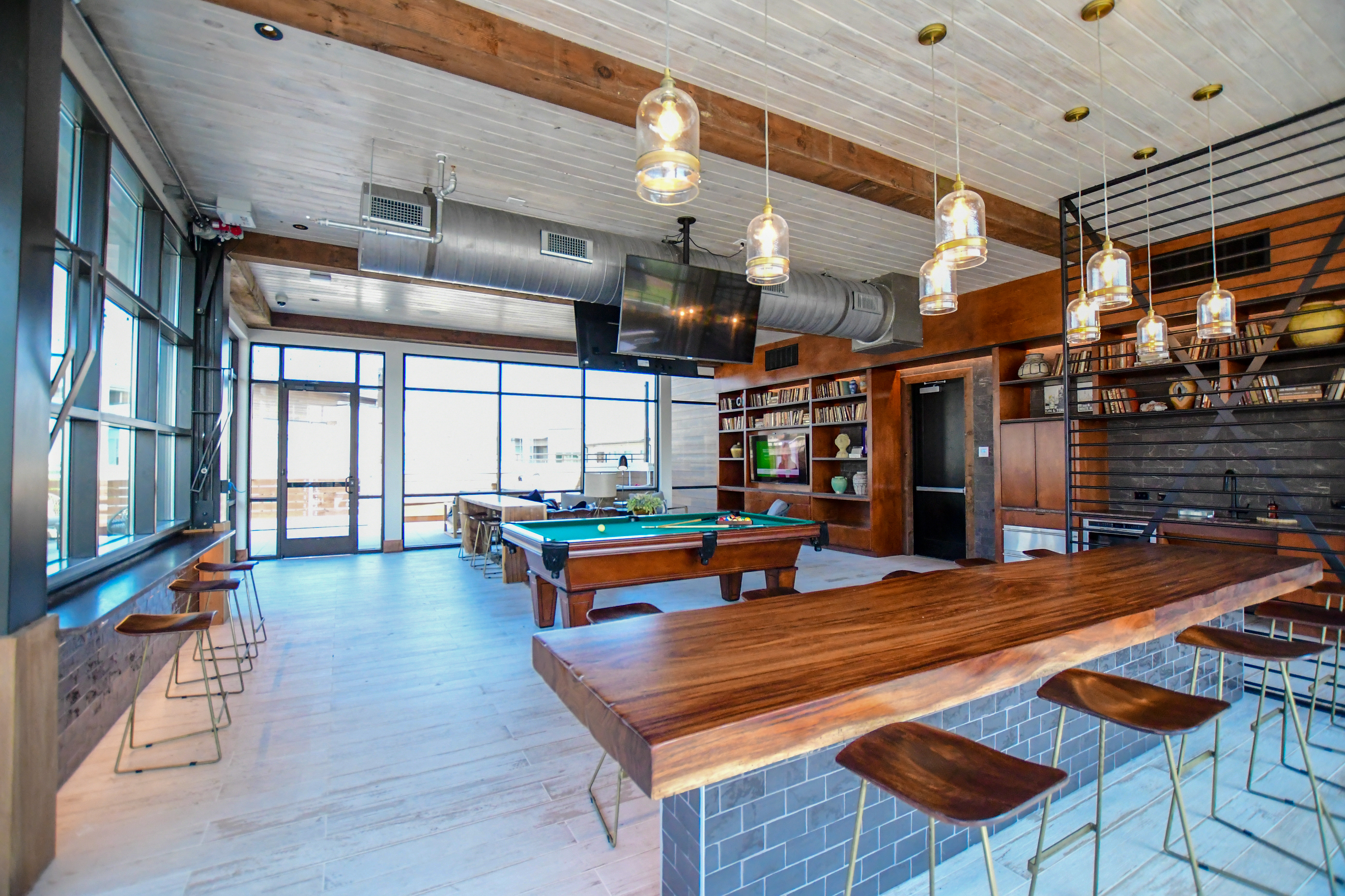 Game room at Avalon West Plano