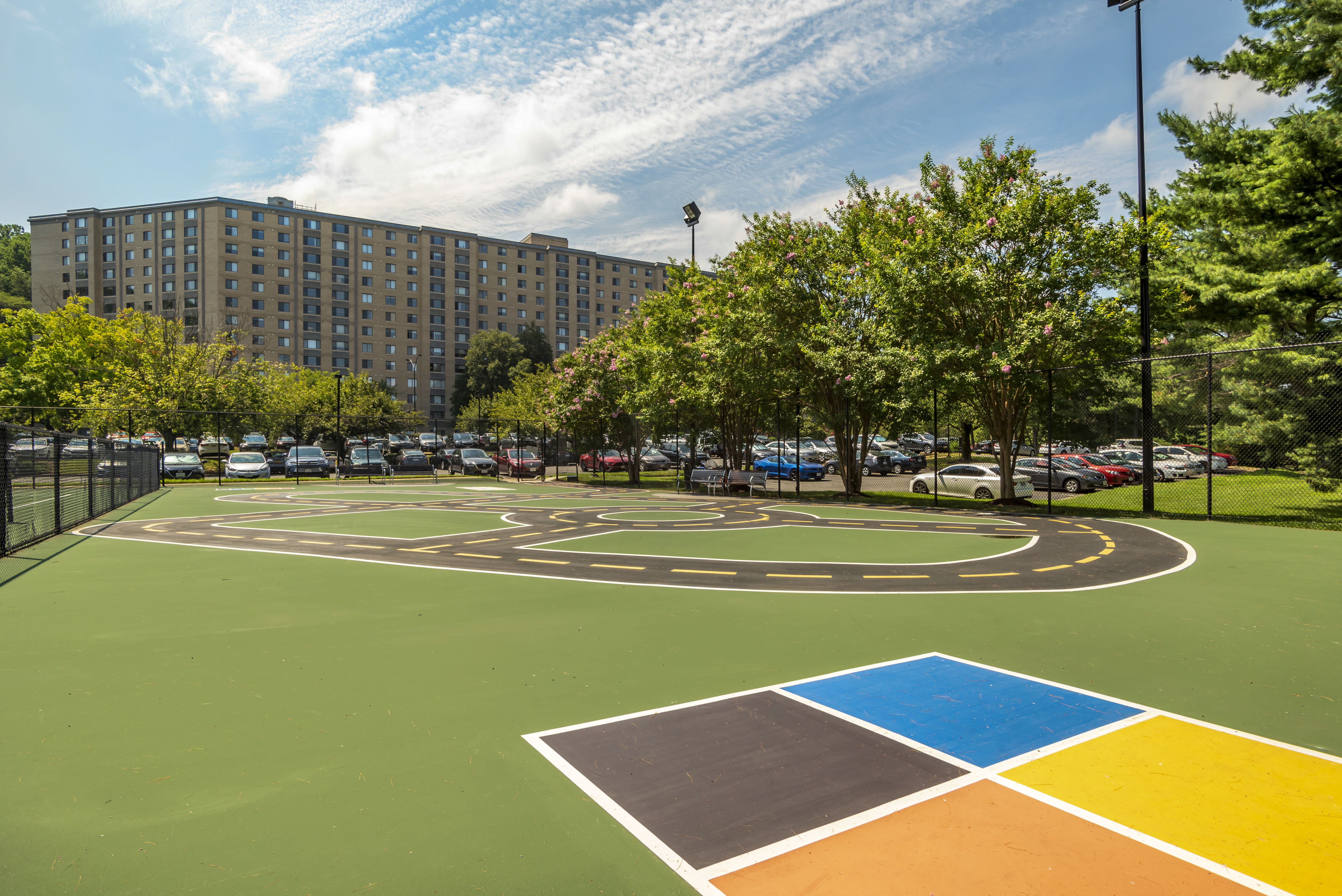 Parking at Eaves Fairfax Towers