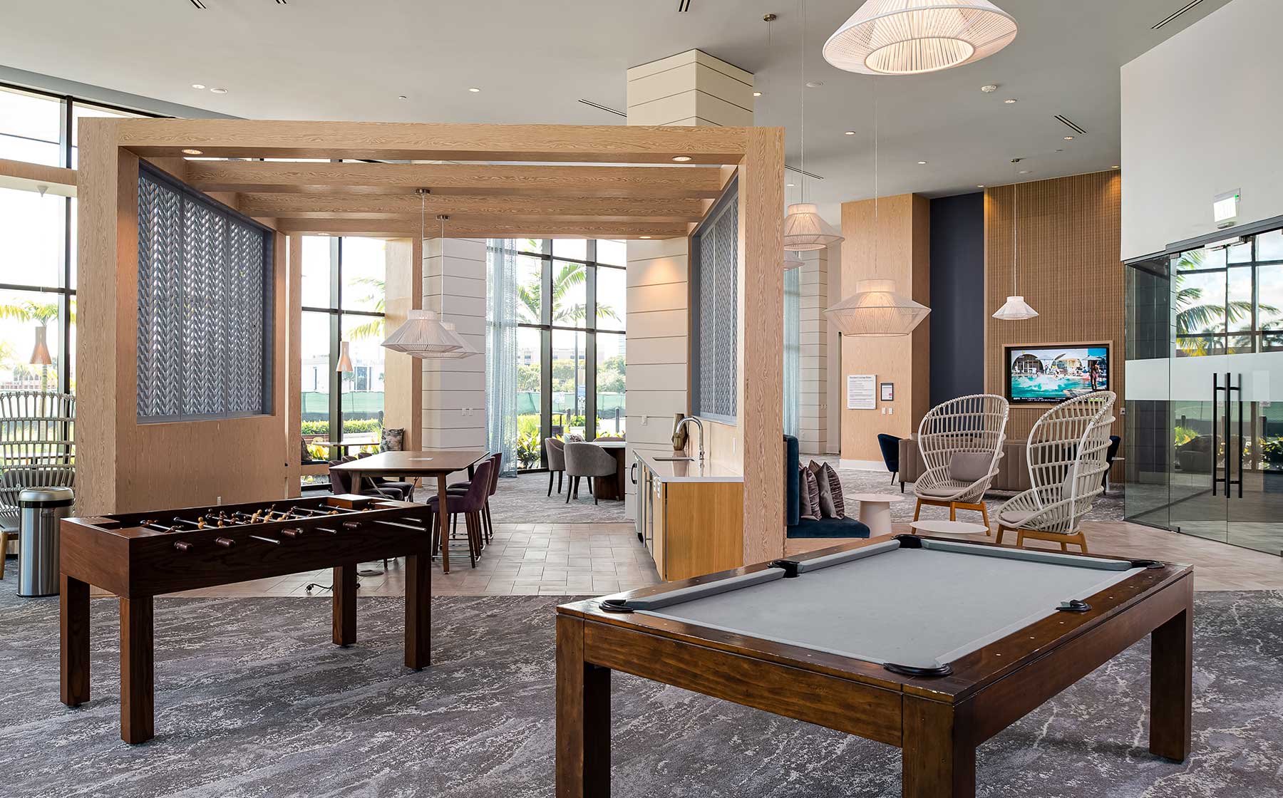 Game room at Avalon