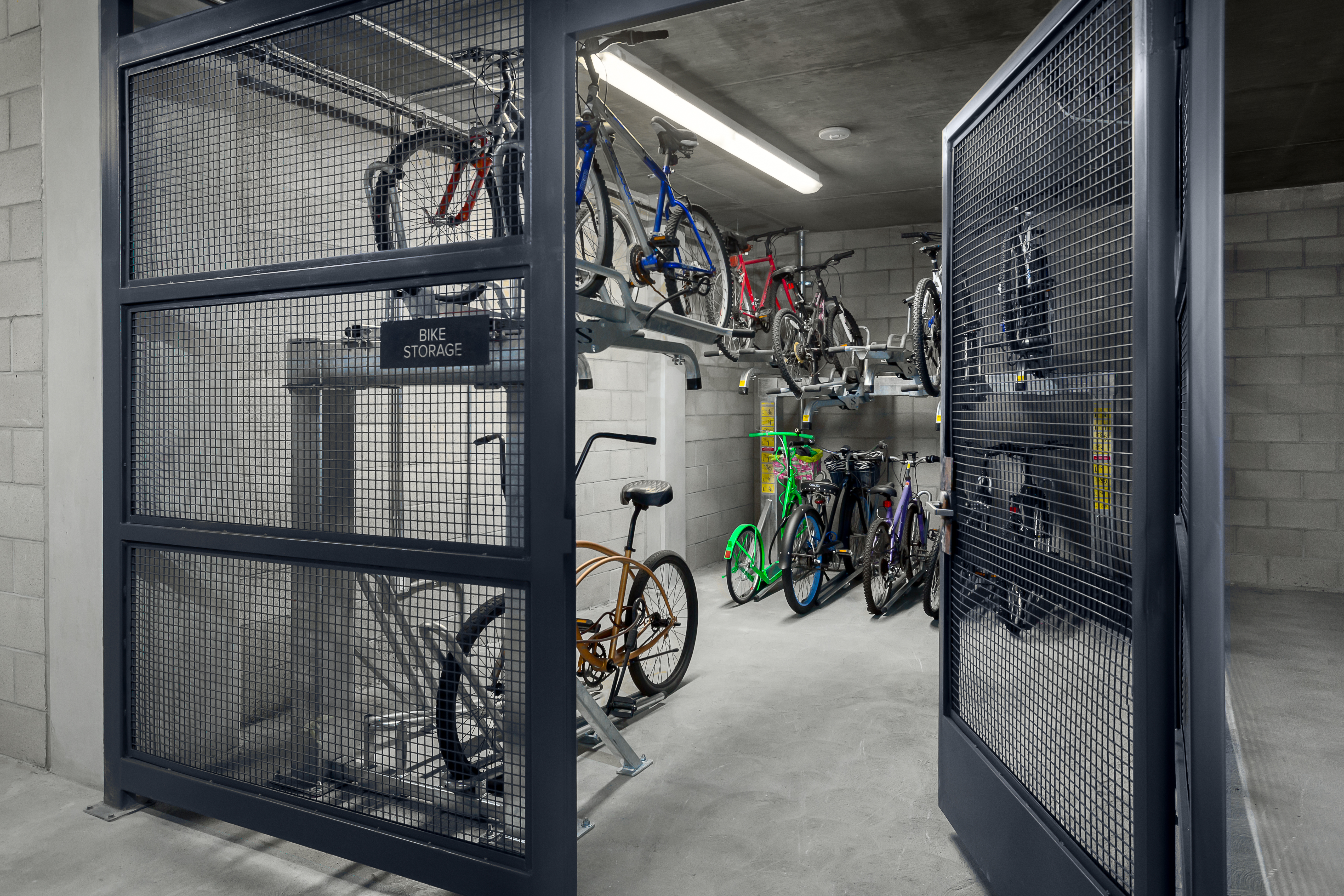 Bike room at Avalon