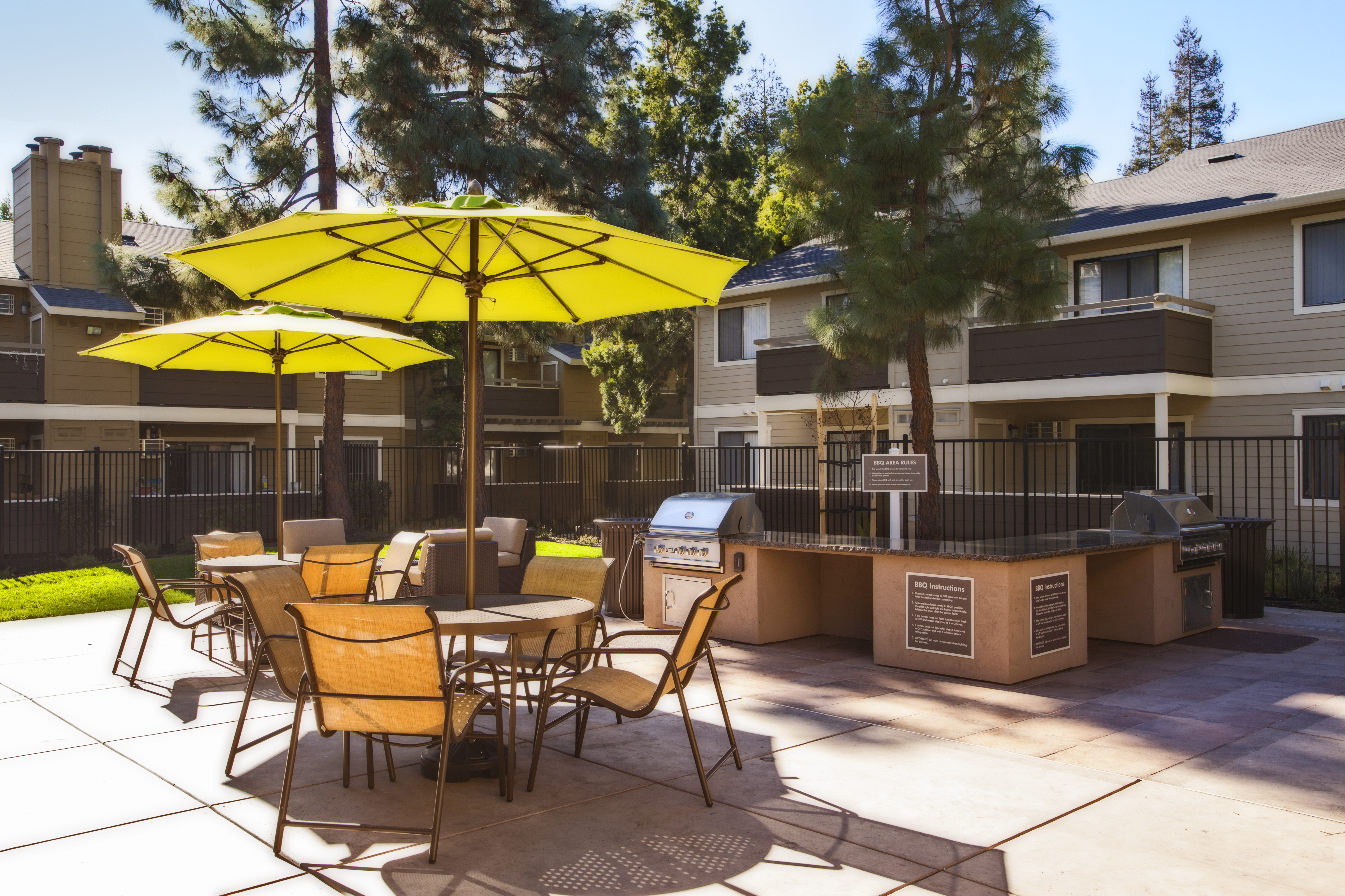 Grill area at Eaves