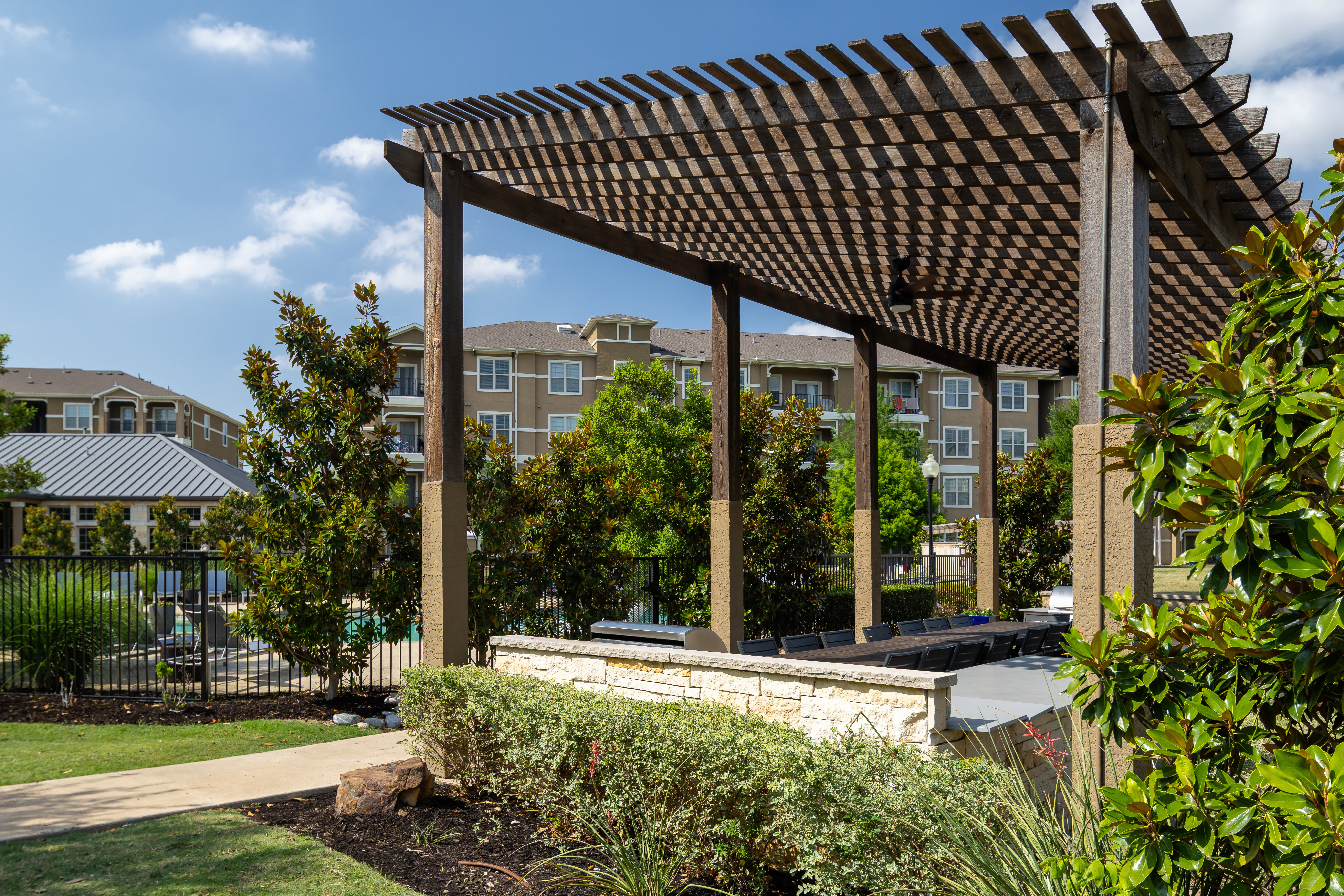 Grill area at Avalon Frisco At Main