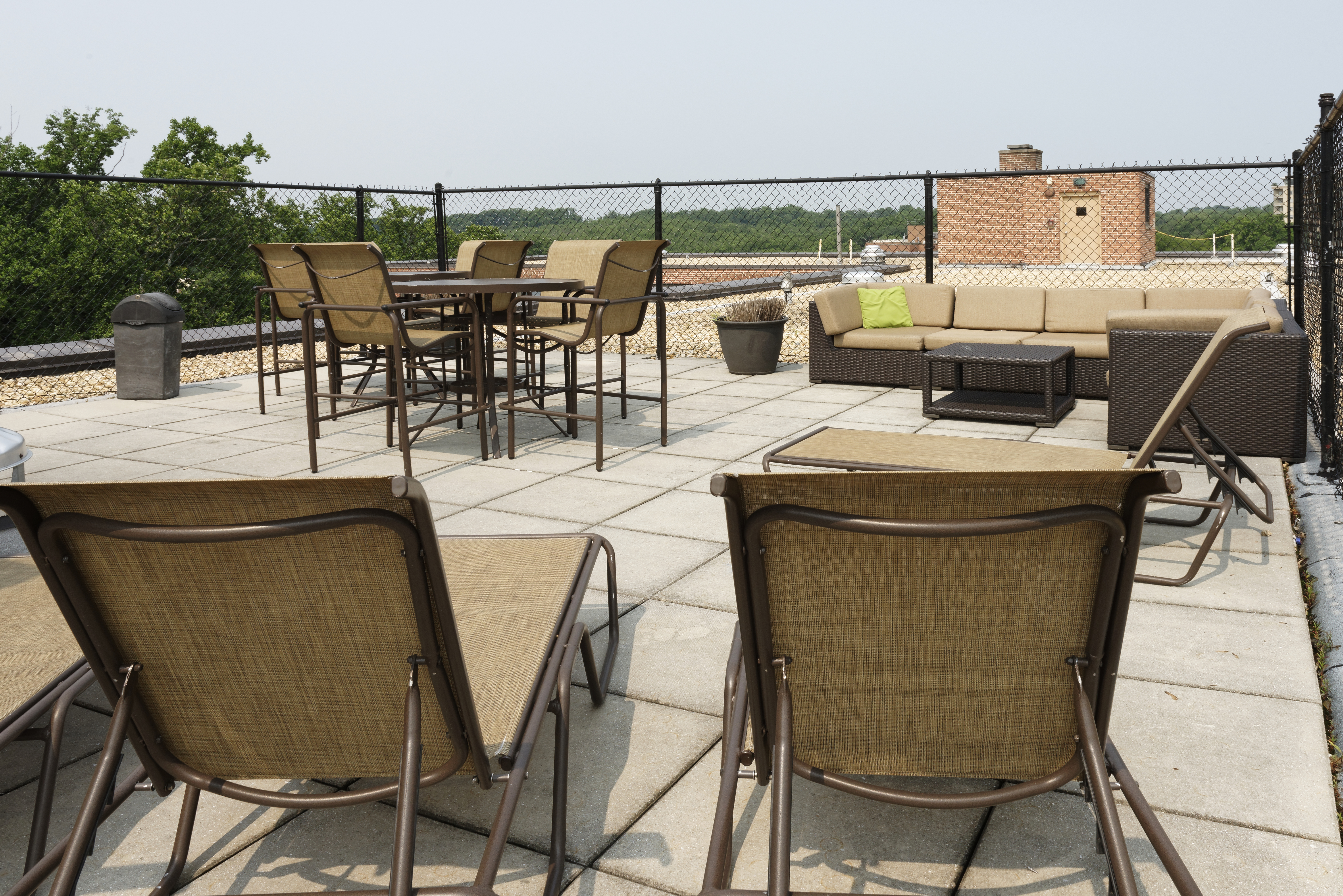 Roof deck at Eaves Glover Park