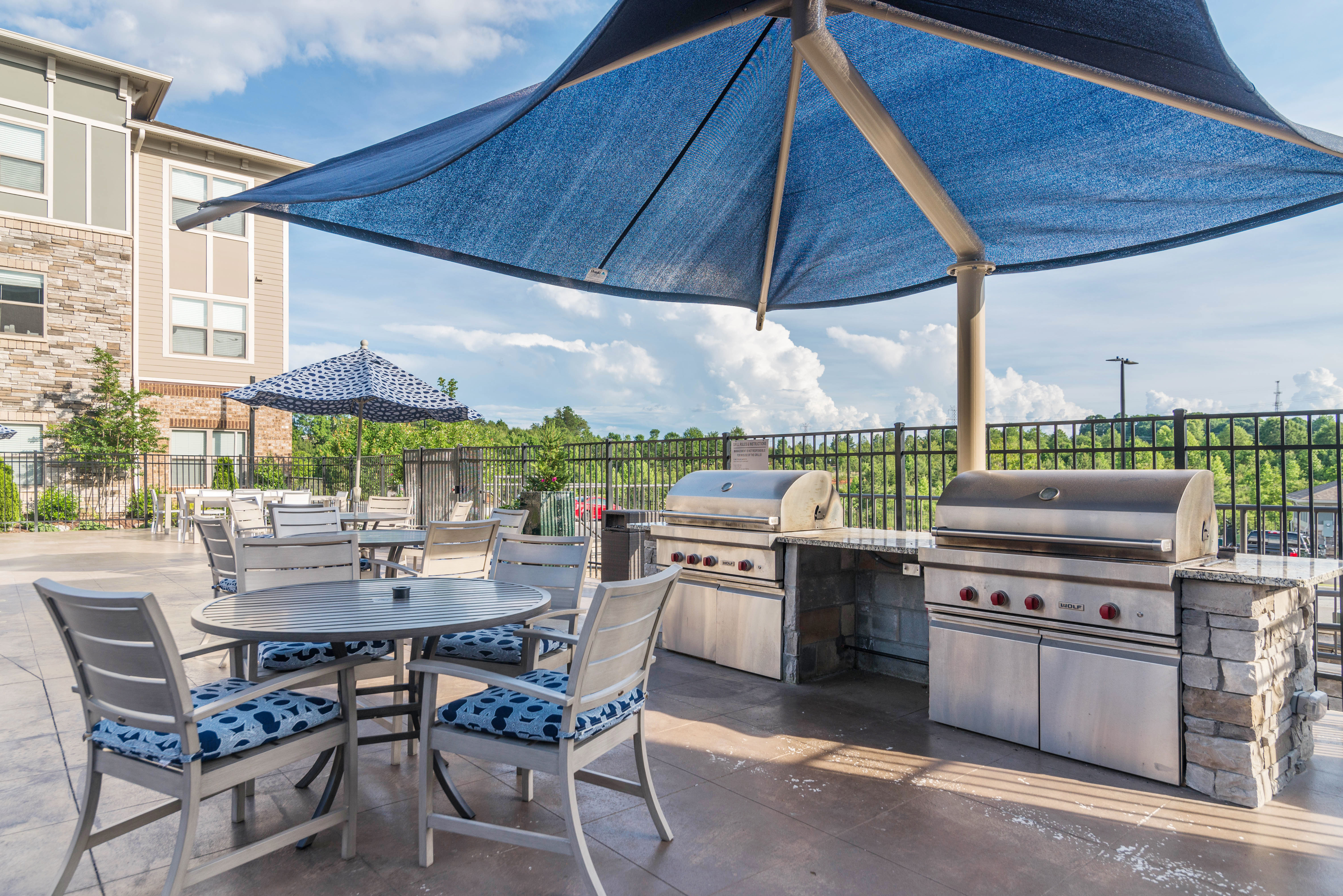 Grill area at Avalon