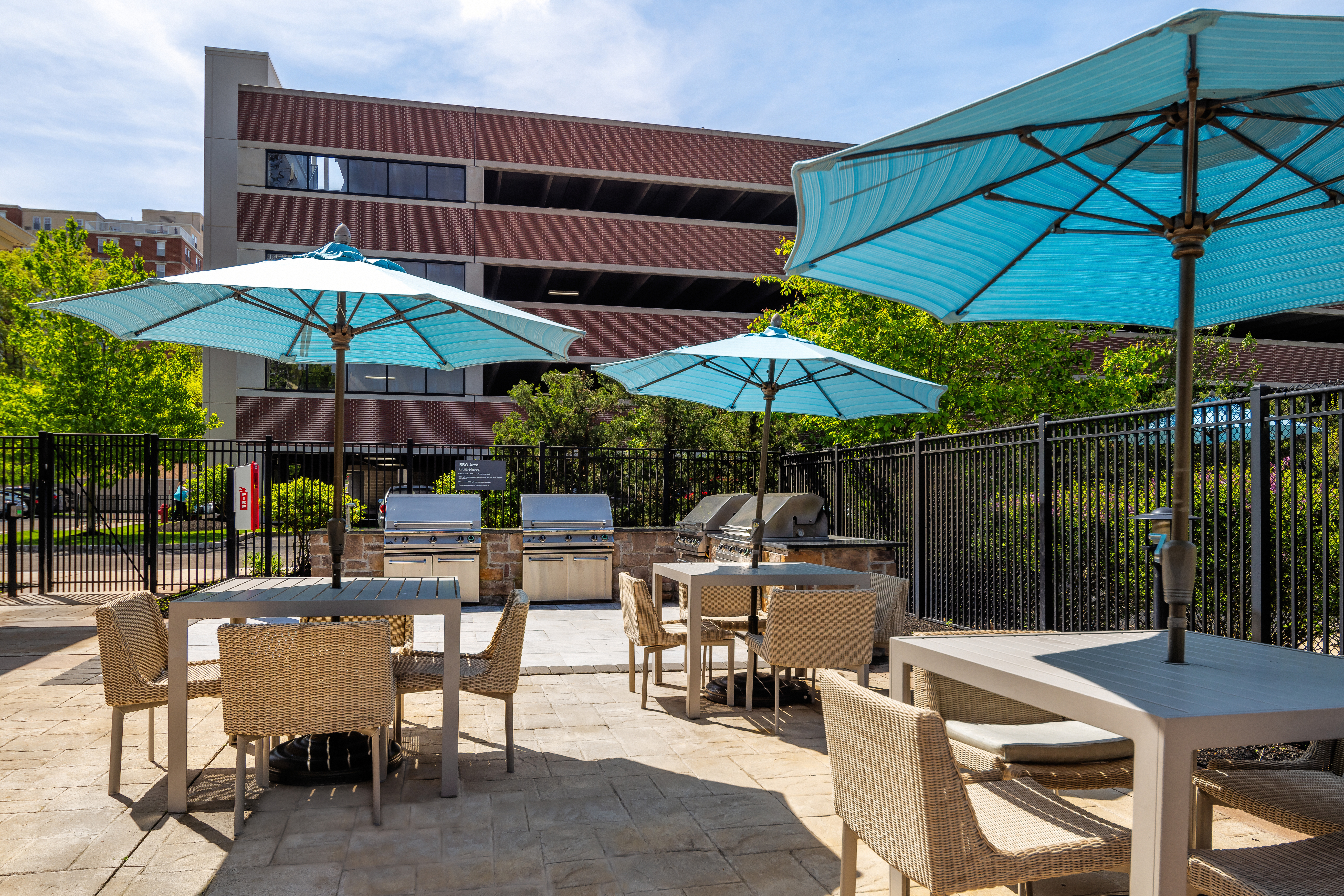 Grill area at Avalon