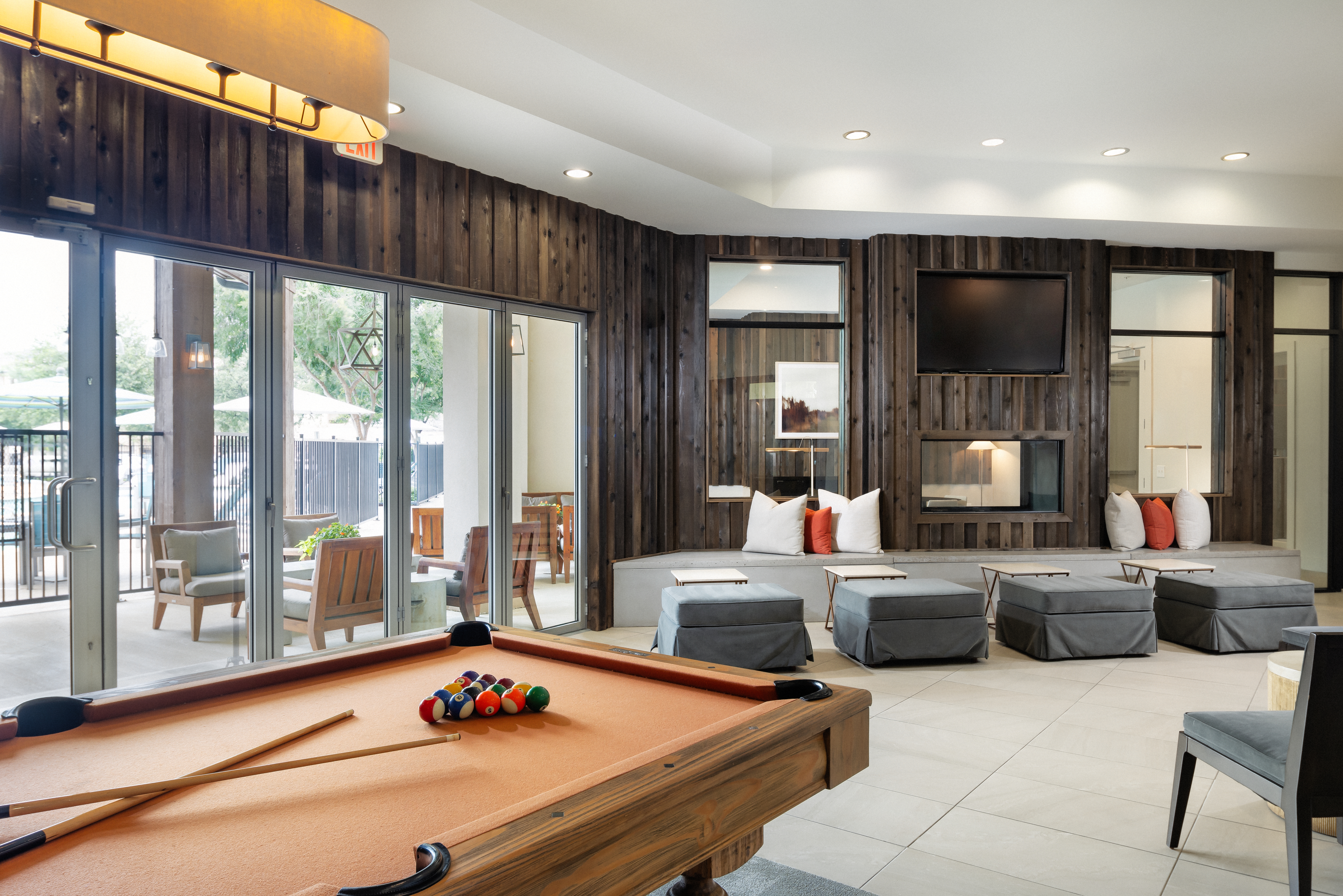 Game room at Avalon Lakeside