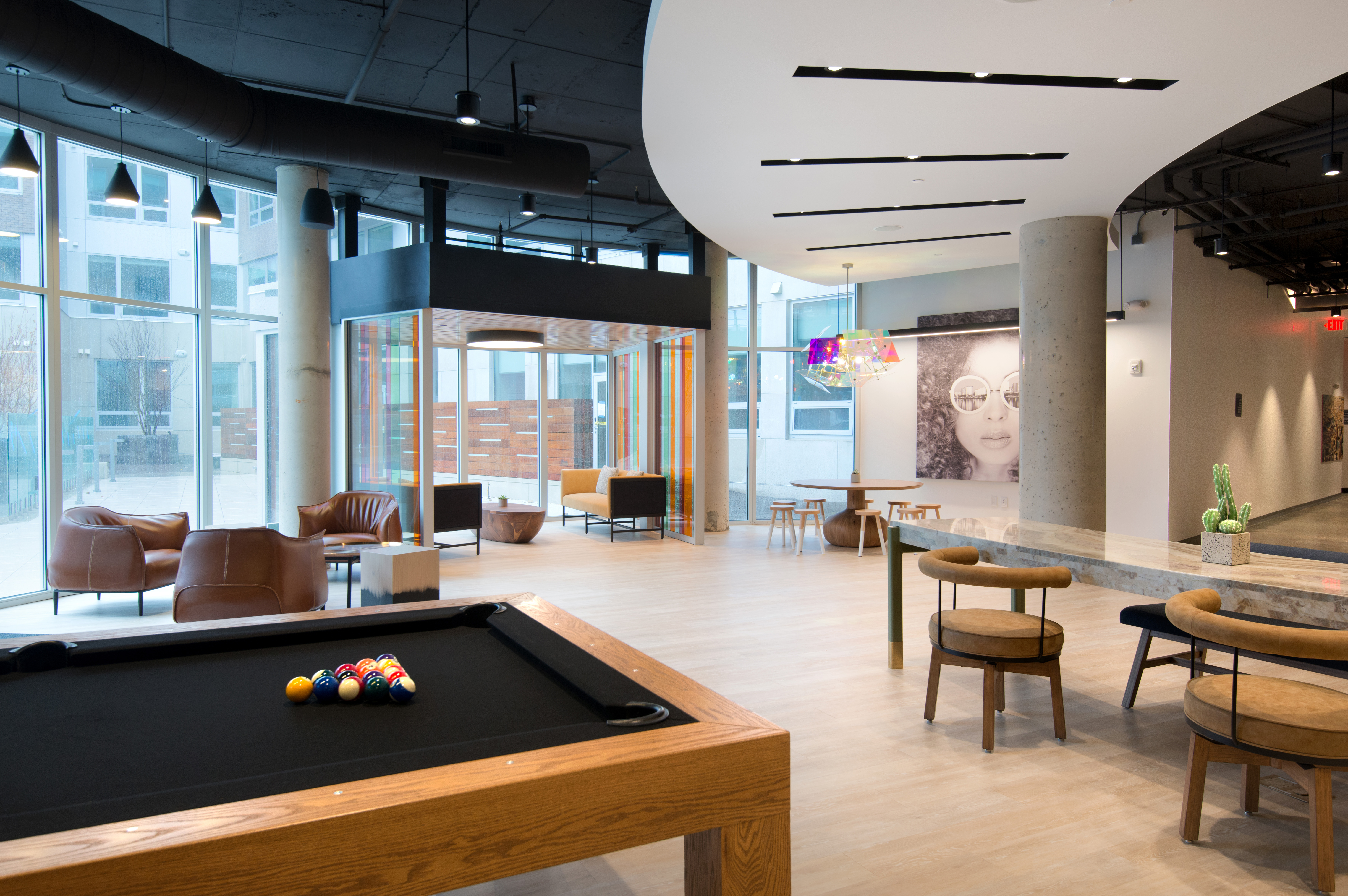 Game room at Ava North Point