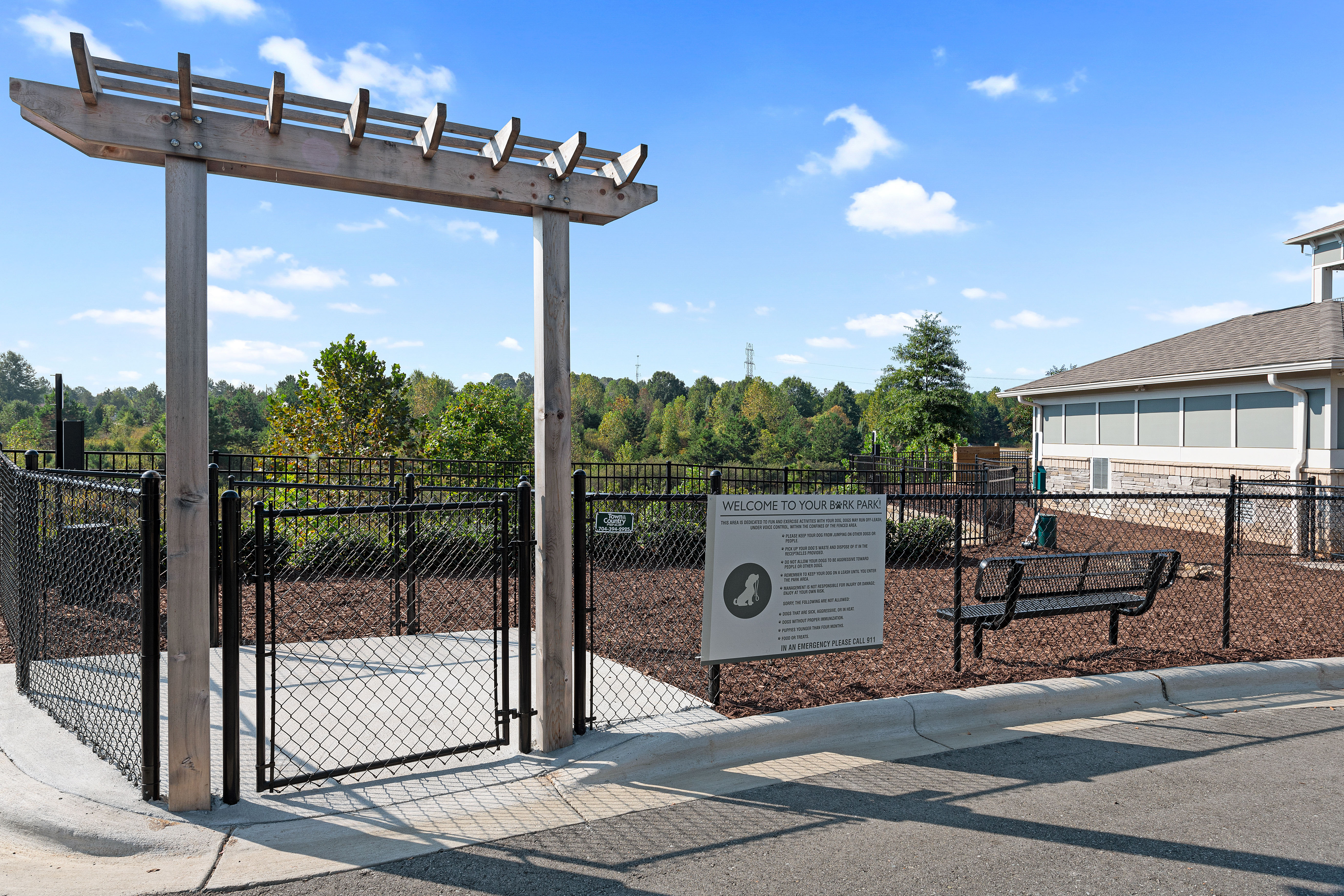 Dog park at Avalon