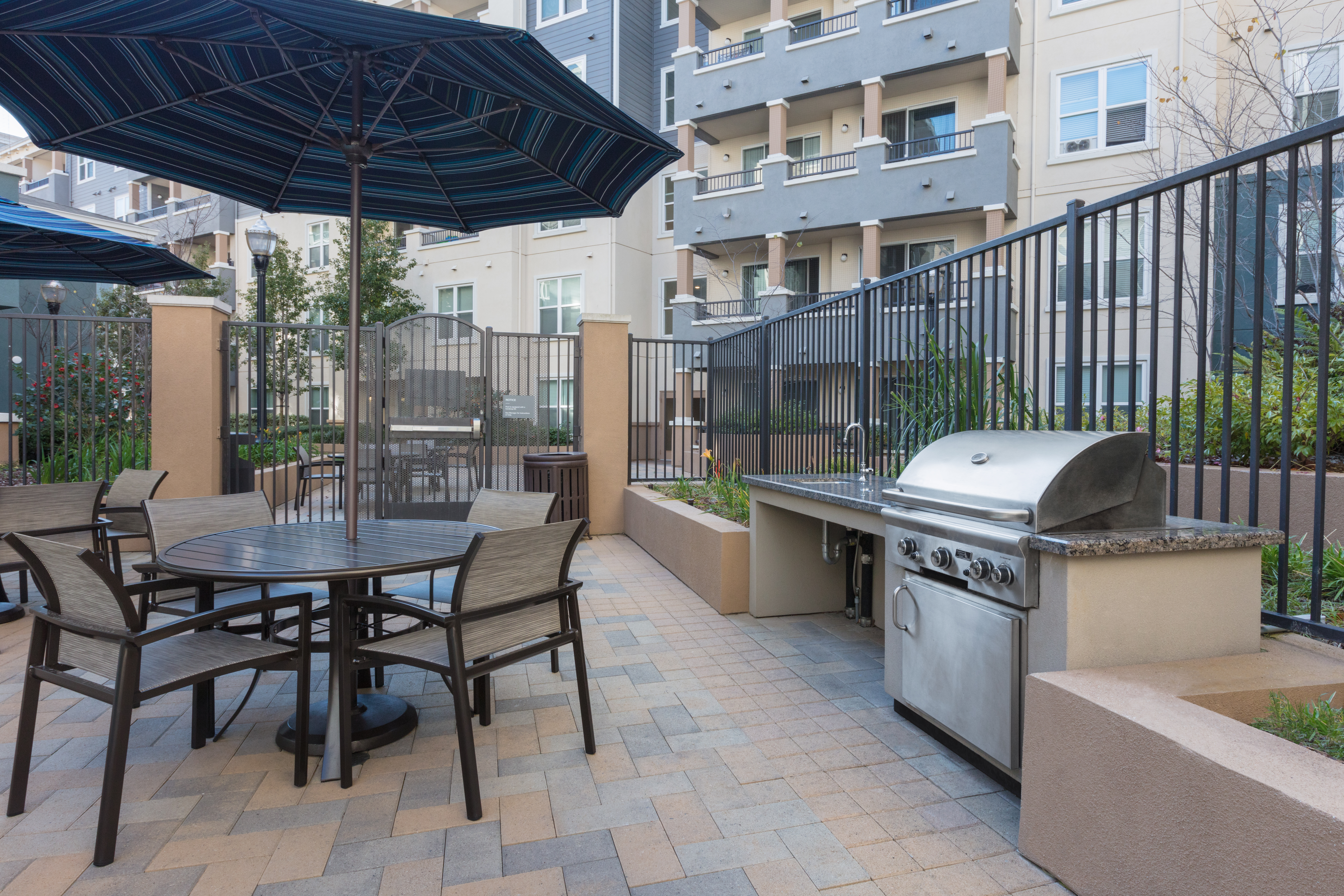 Grill area at Avalon