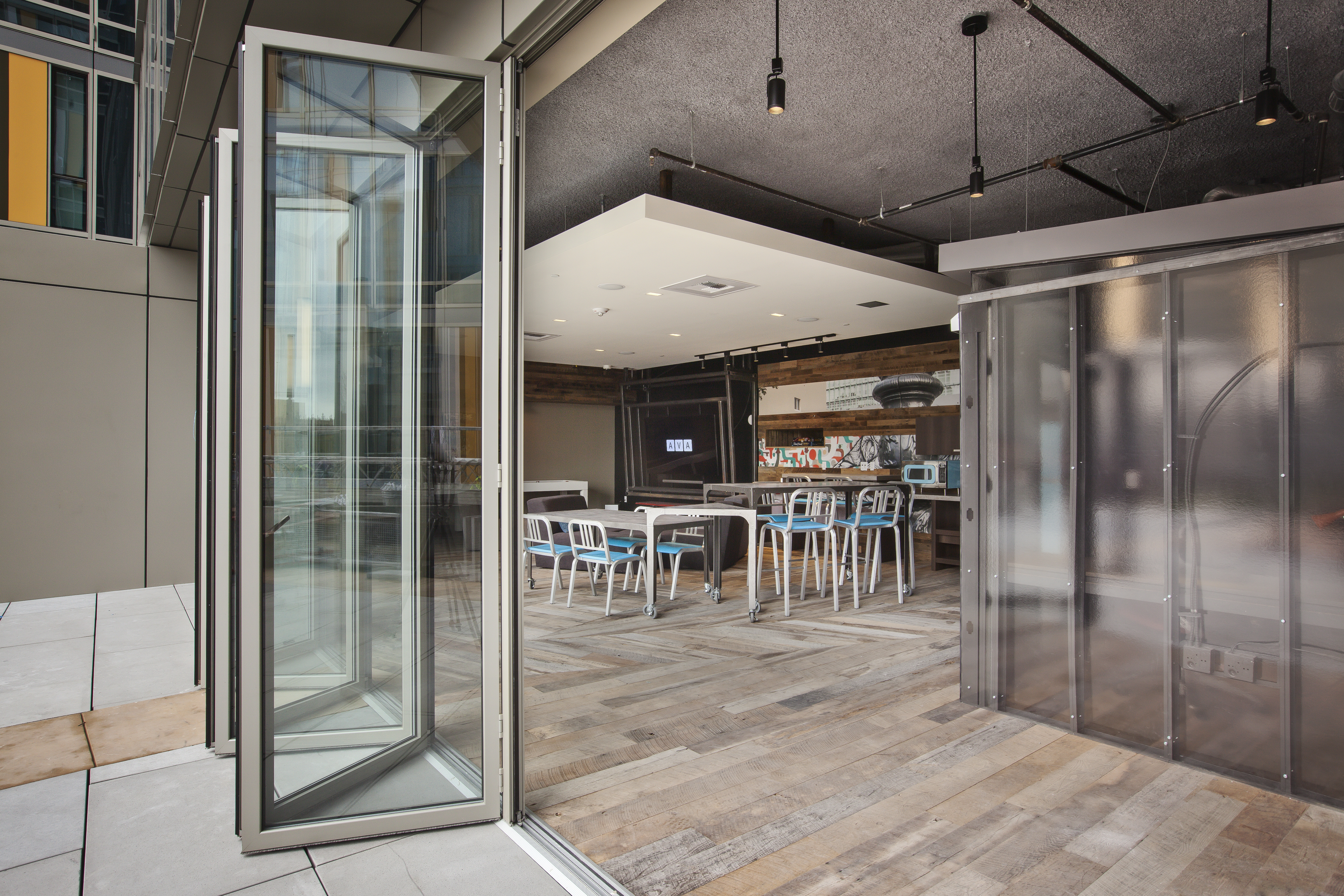 Roof deck at Ava 55 Ninth