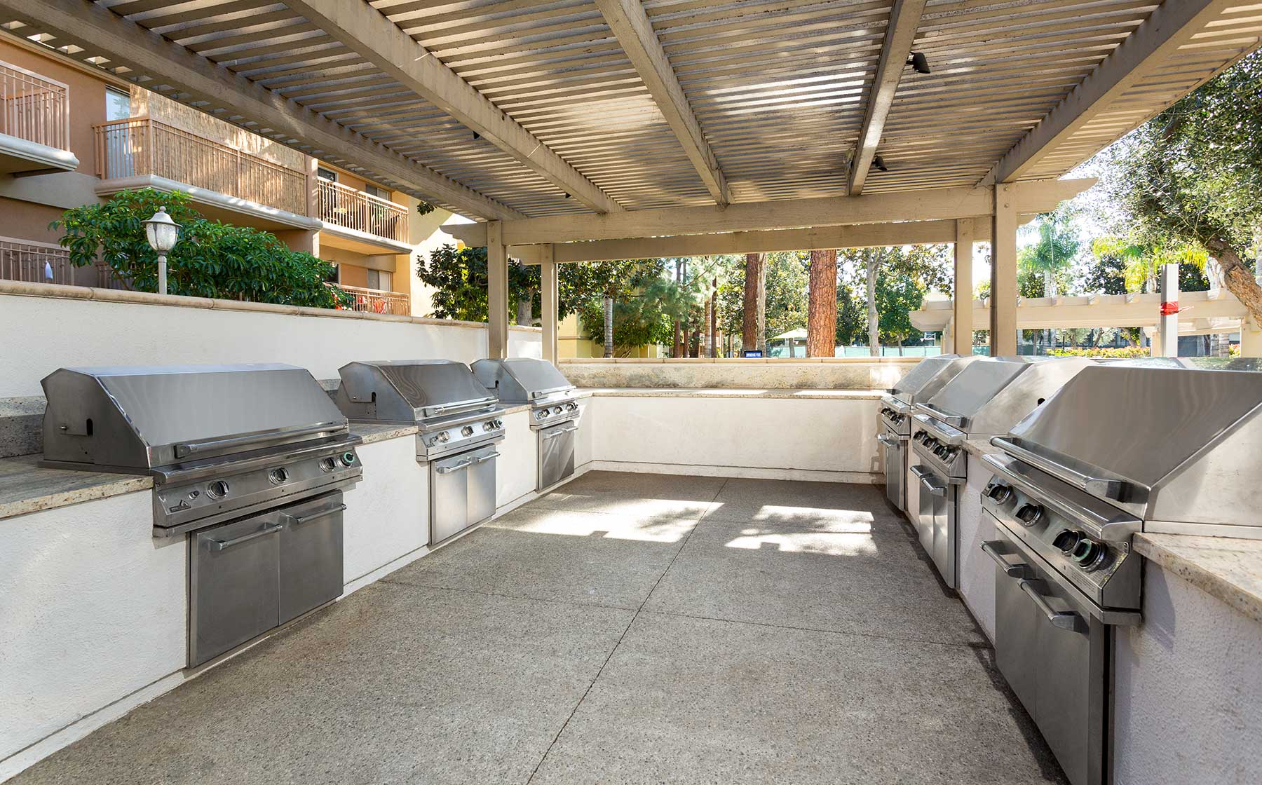 Grill area at Eaves