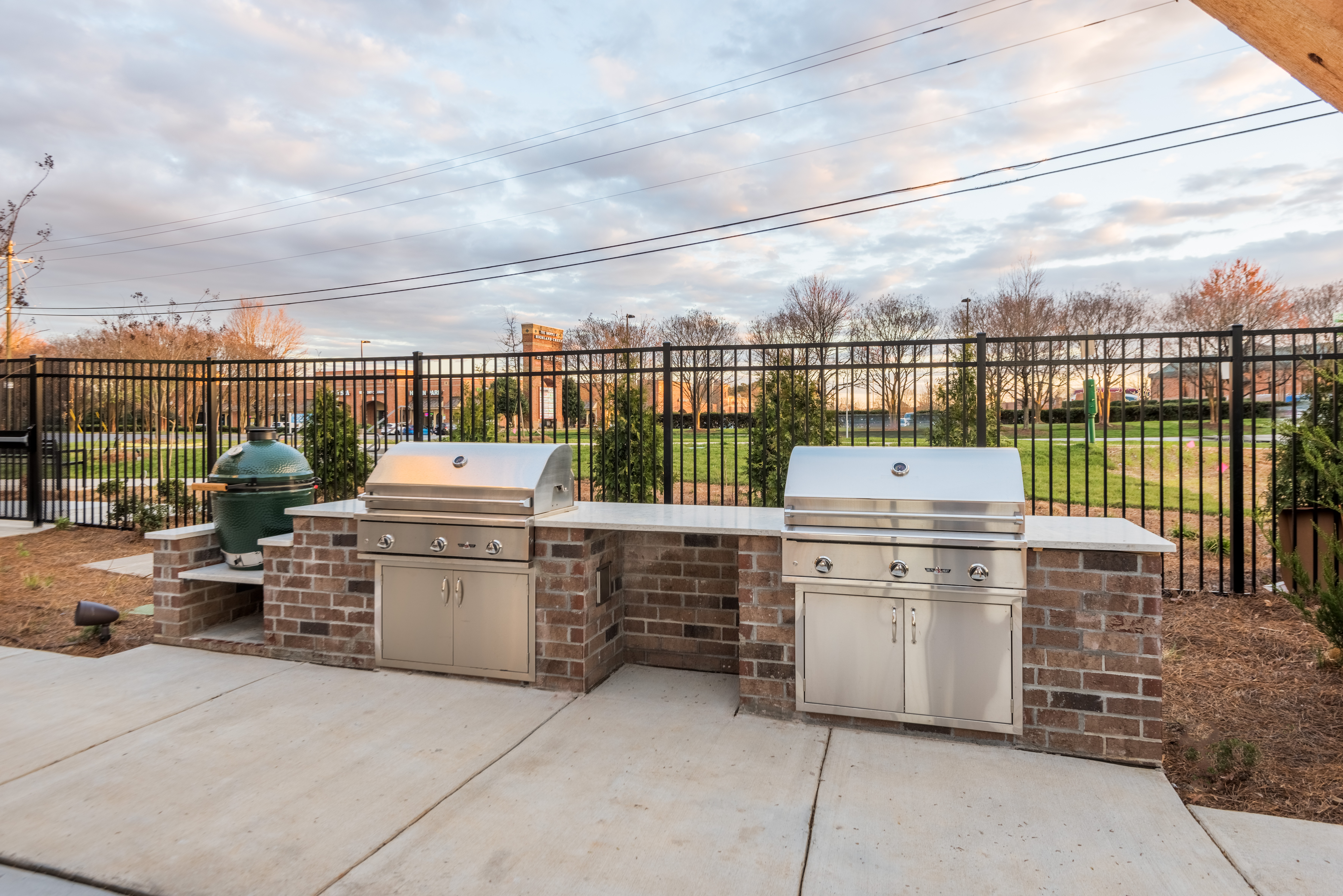 Grill area at Avalon Highland Creek