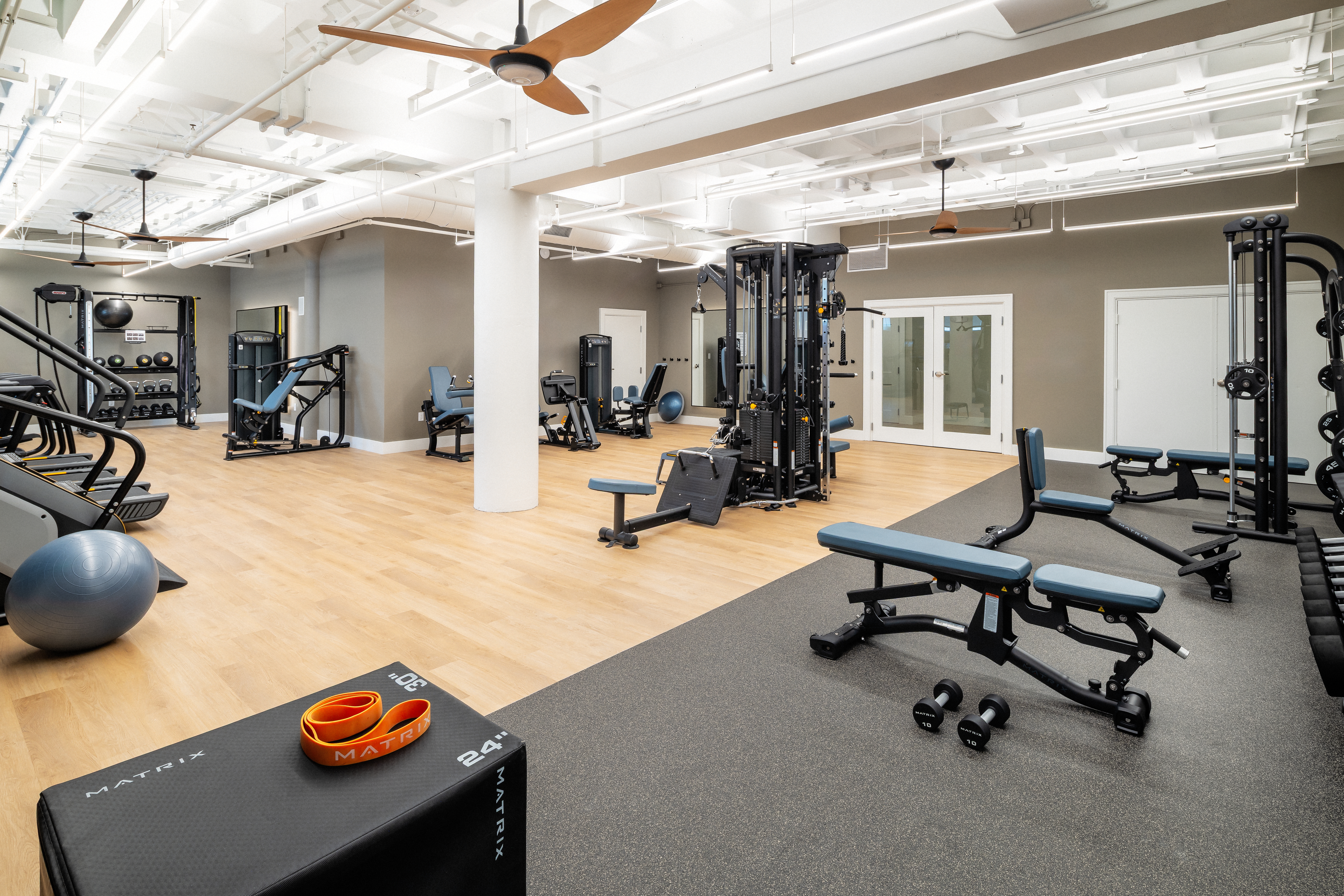 Gym at Avalon At Lexington Hills (3 of 3)