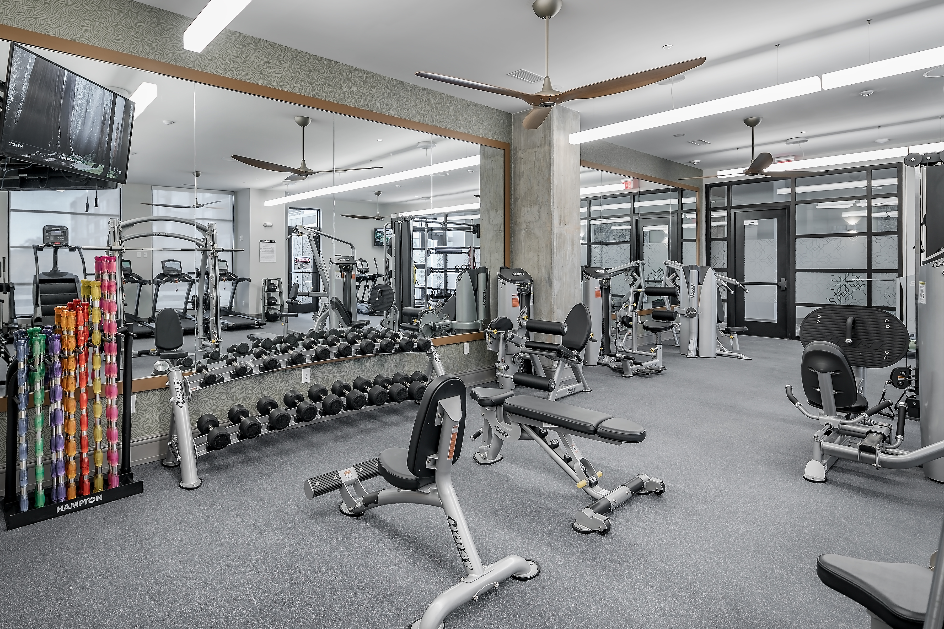 Gym at Avalon South End (1 of 3)