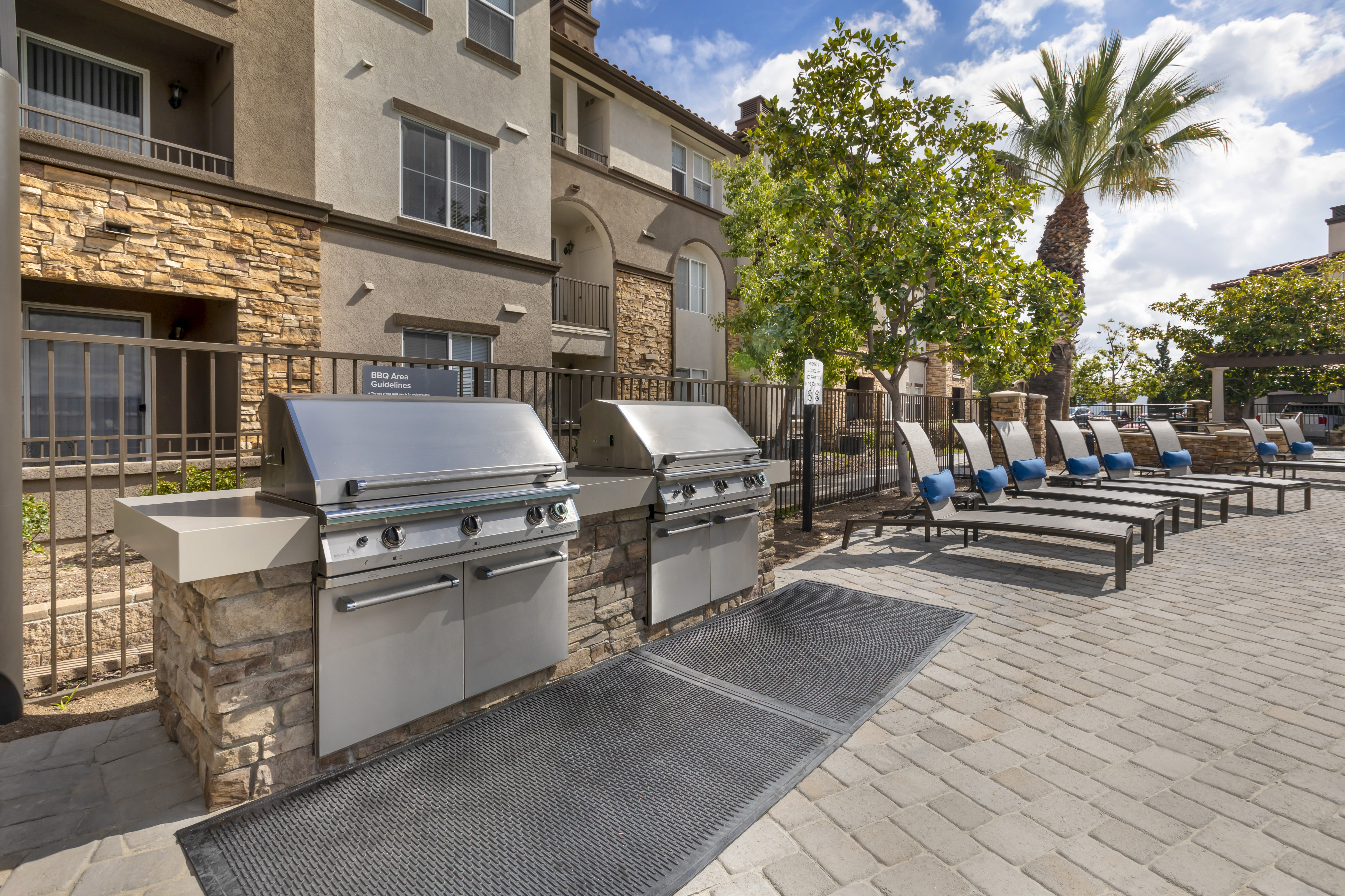 Grill area at Avalon