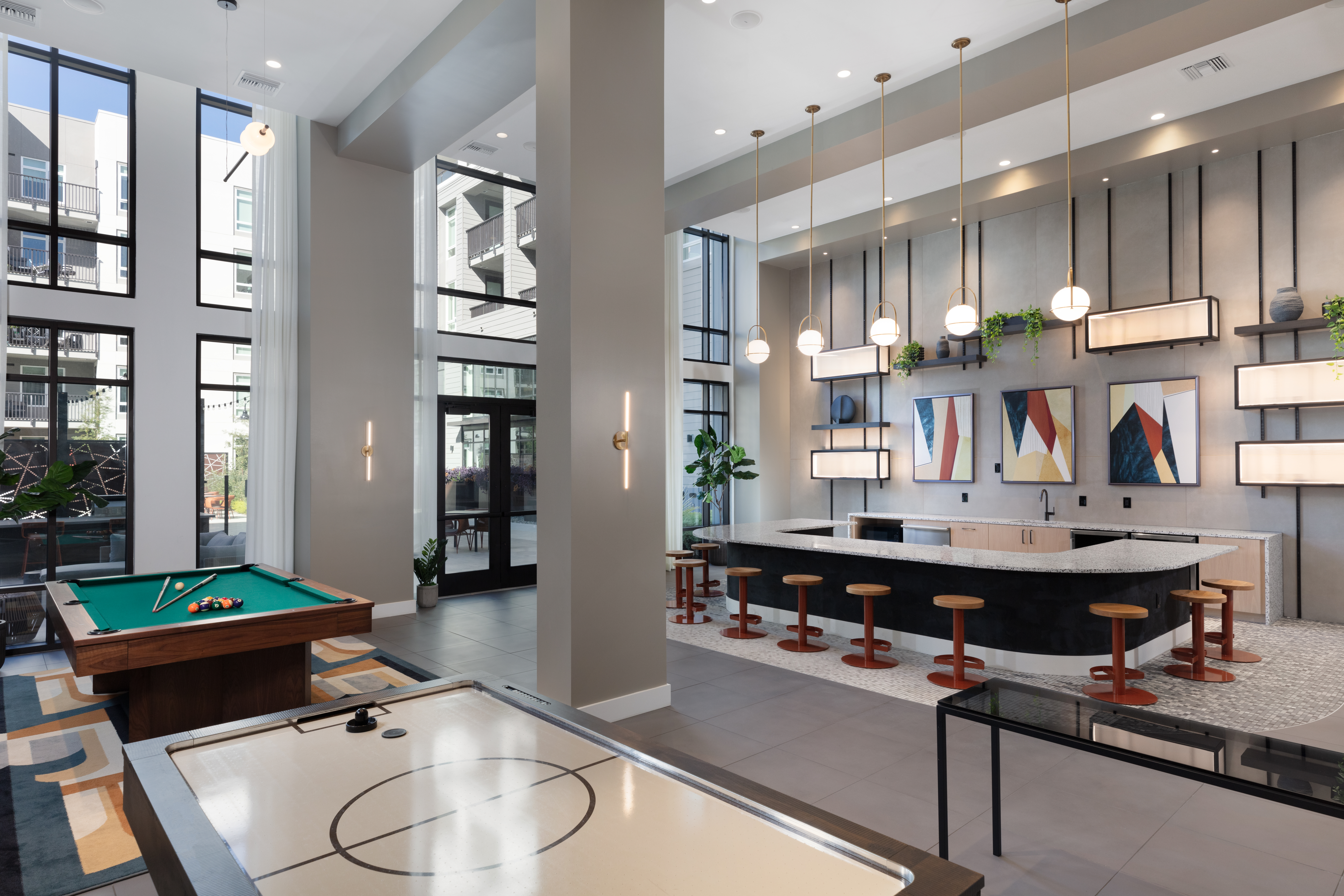 Game room at Avalon West (1 of 2)