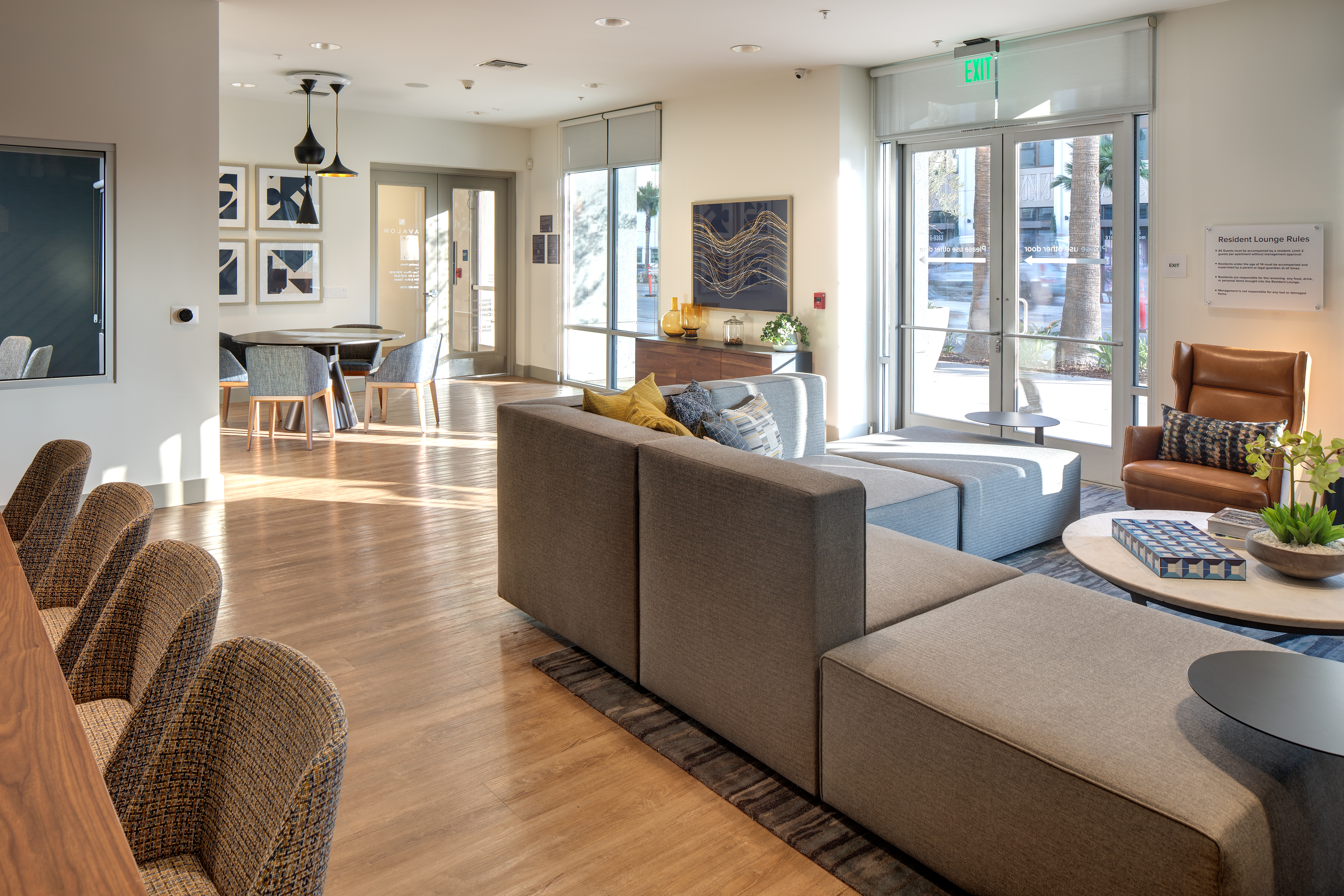 Lobby at Avalon Wilshire (2 of 2)