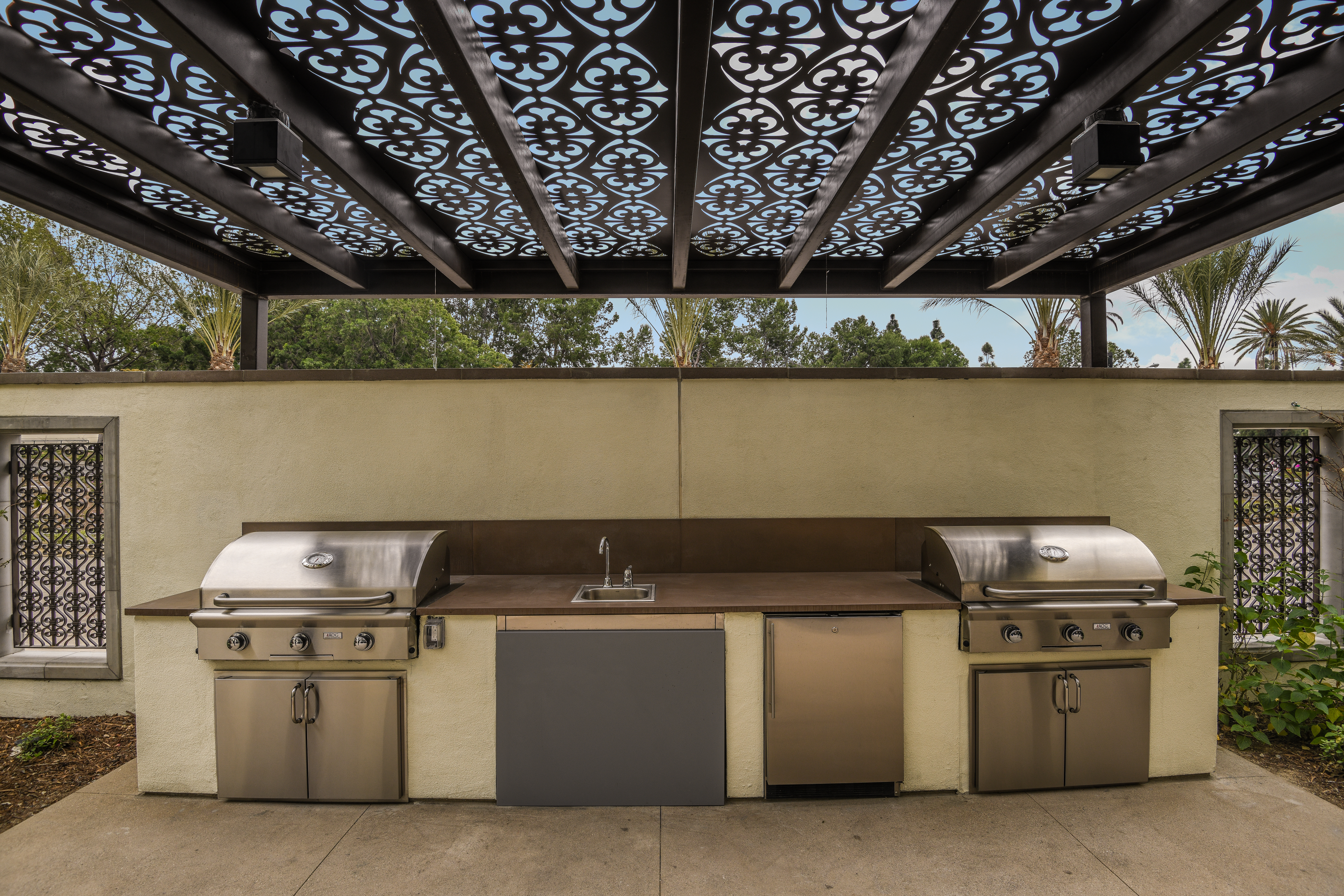 Grill area at Avalon