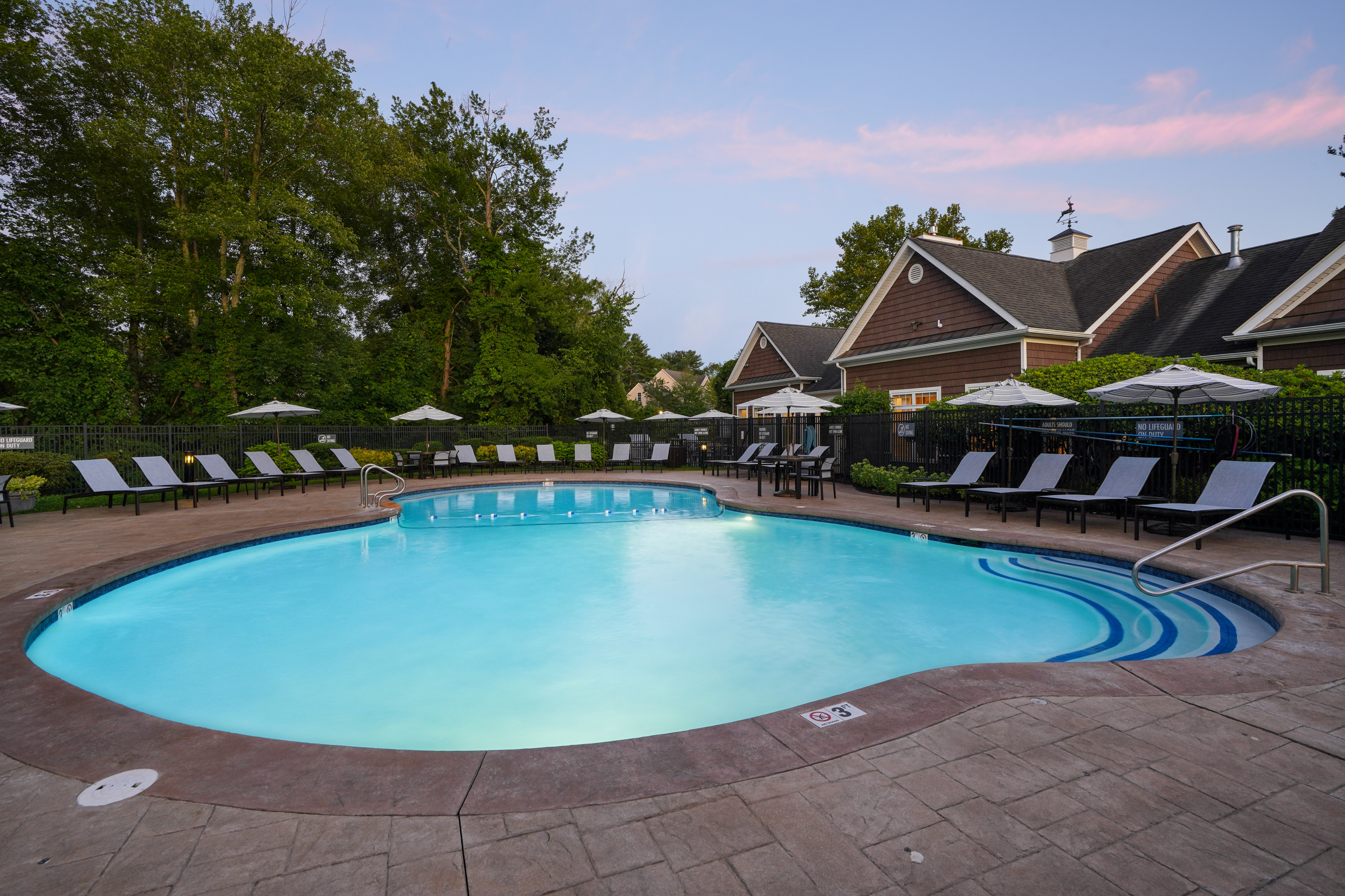 Pool at Avalon At Bedford Center (2 of 3)