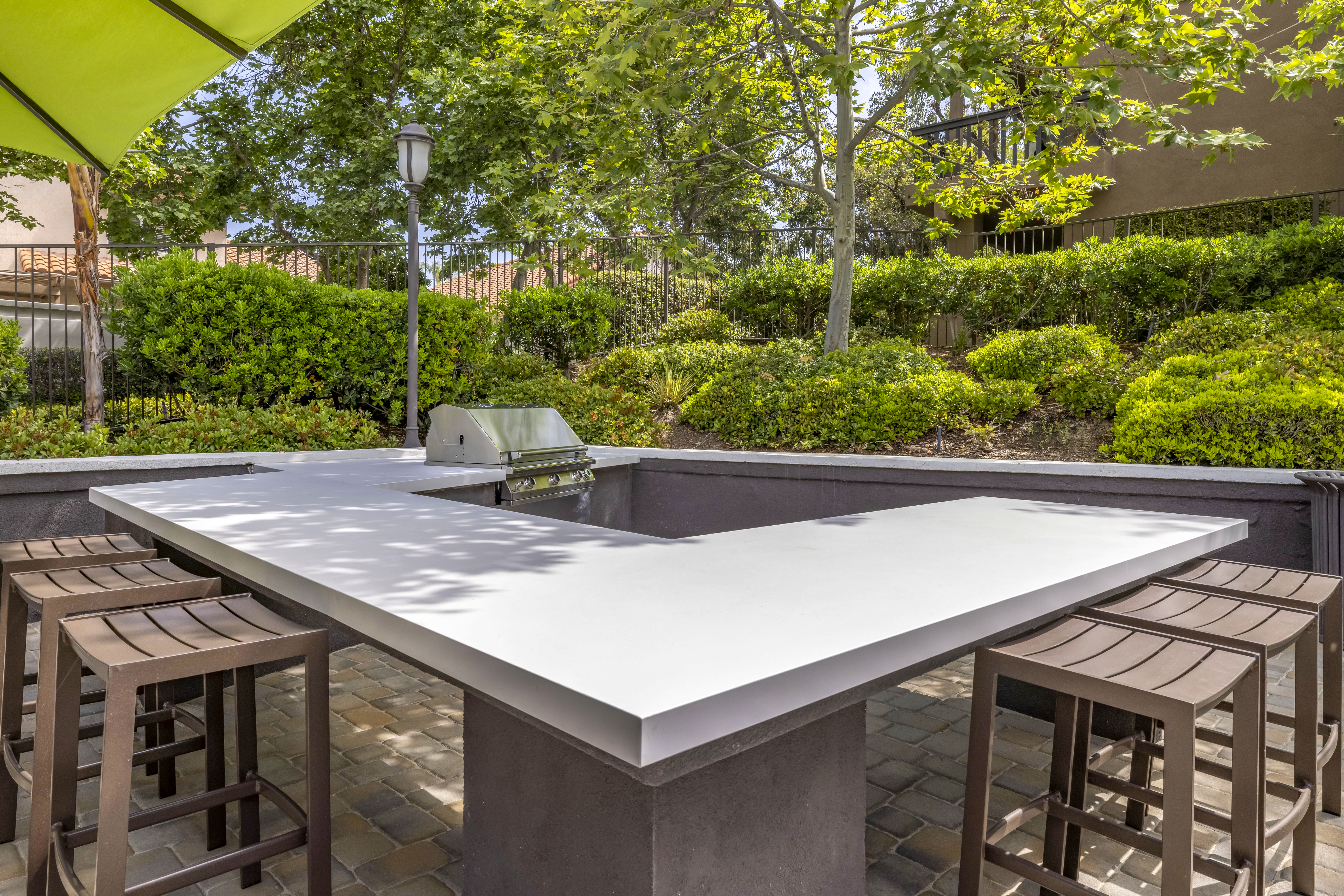 Grill area at Eaves Santa Margarita