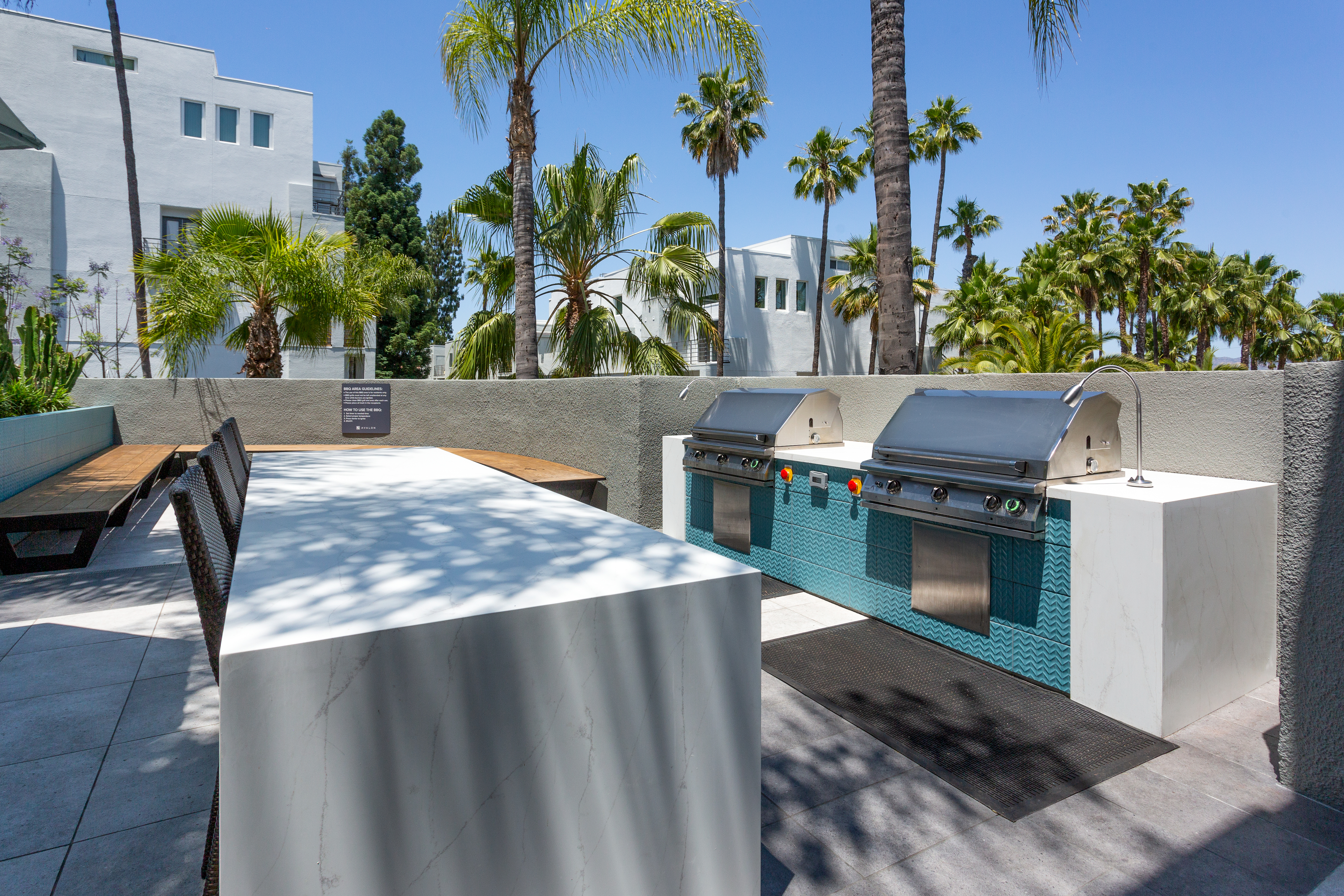 Grill area at Avalon