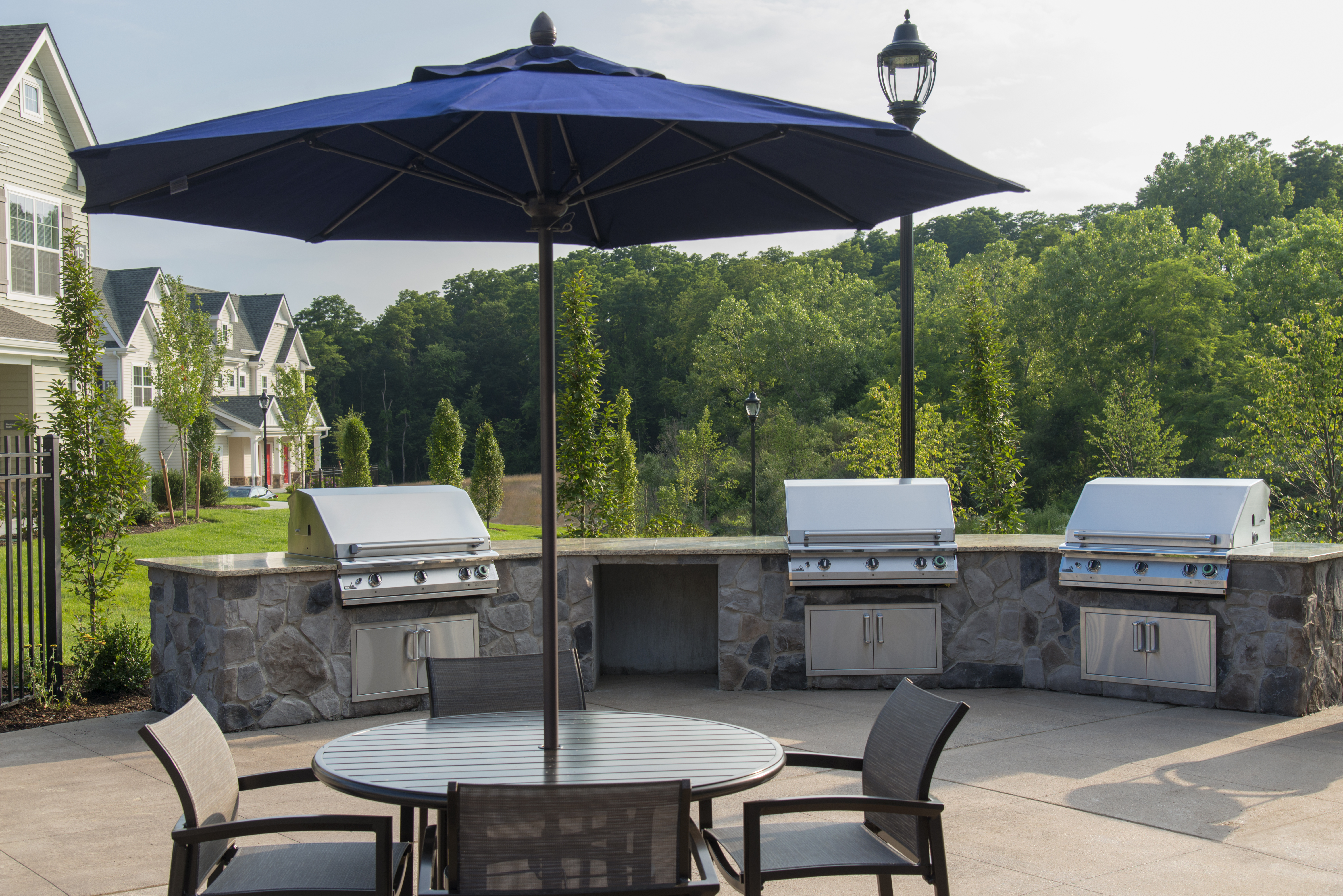 Grill area at Avalon Somers