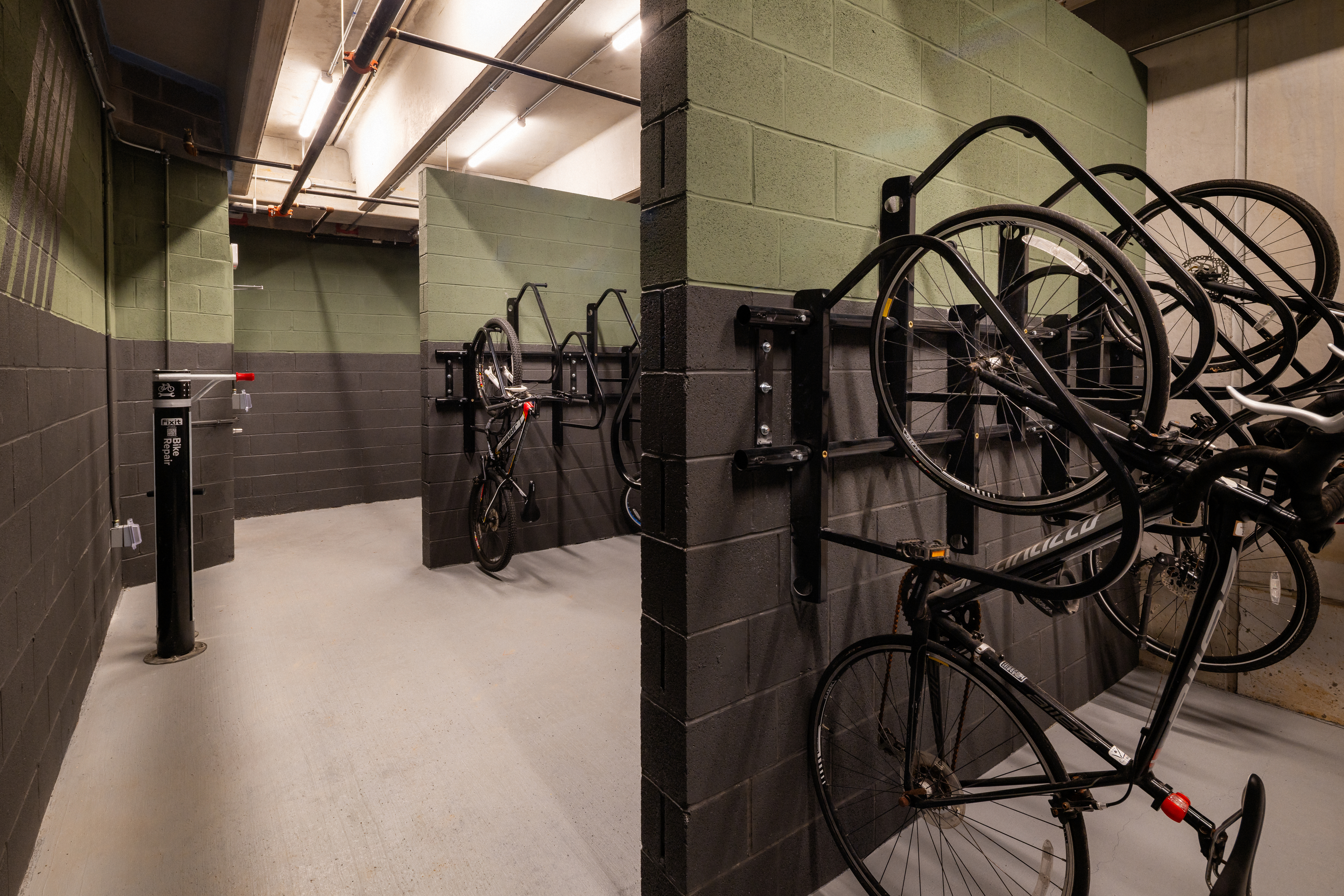 Bike room at Avalon At Becker Farm