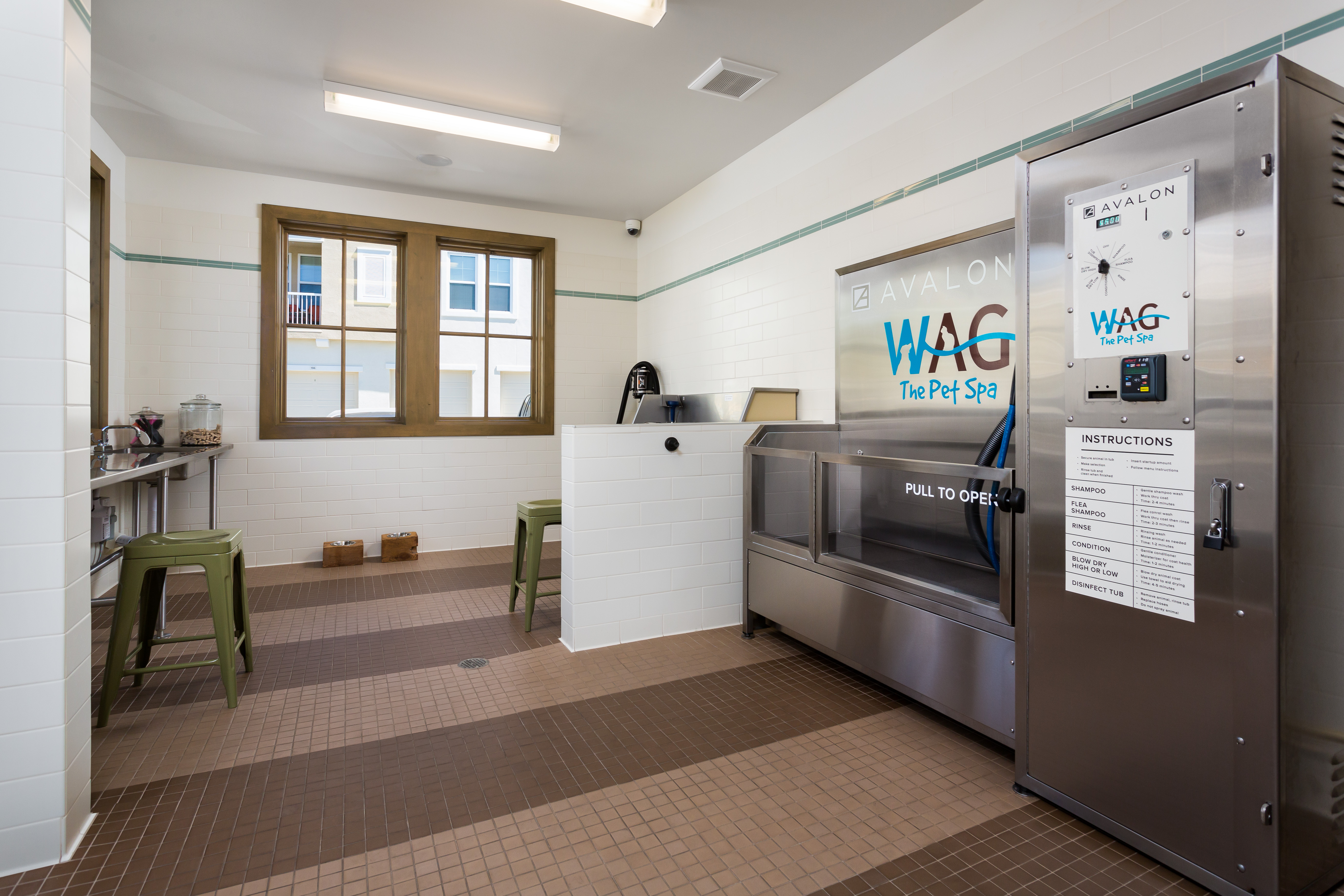 Pet wash at Avalon Baker Ranch