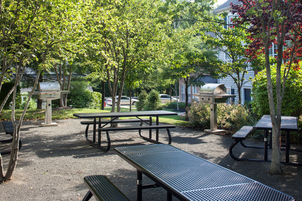 Grill area at Avalon Townhome Collection