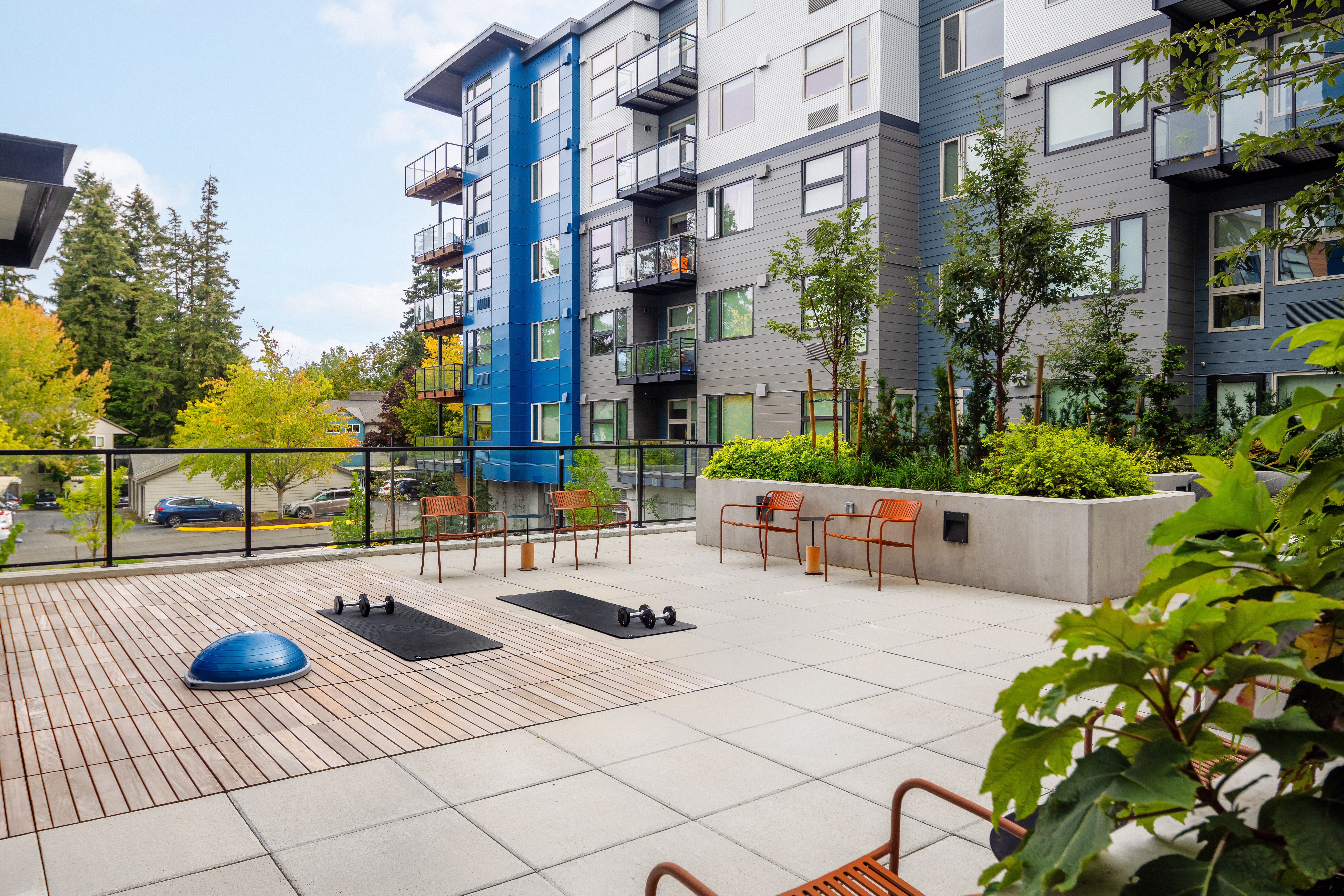 Roof deck at Avalon Redmond Campus