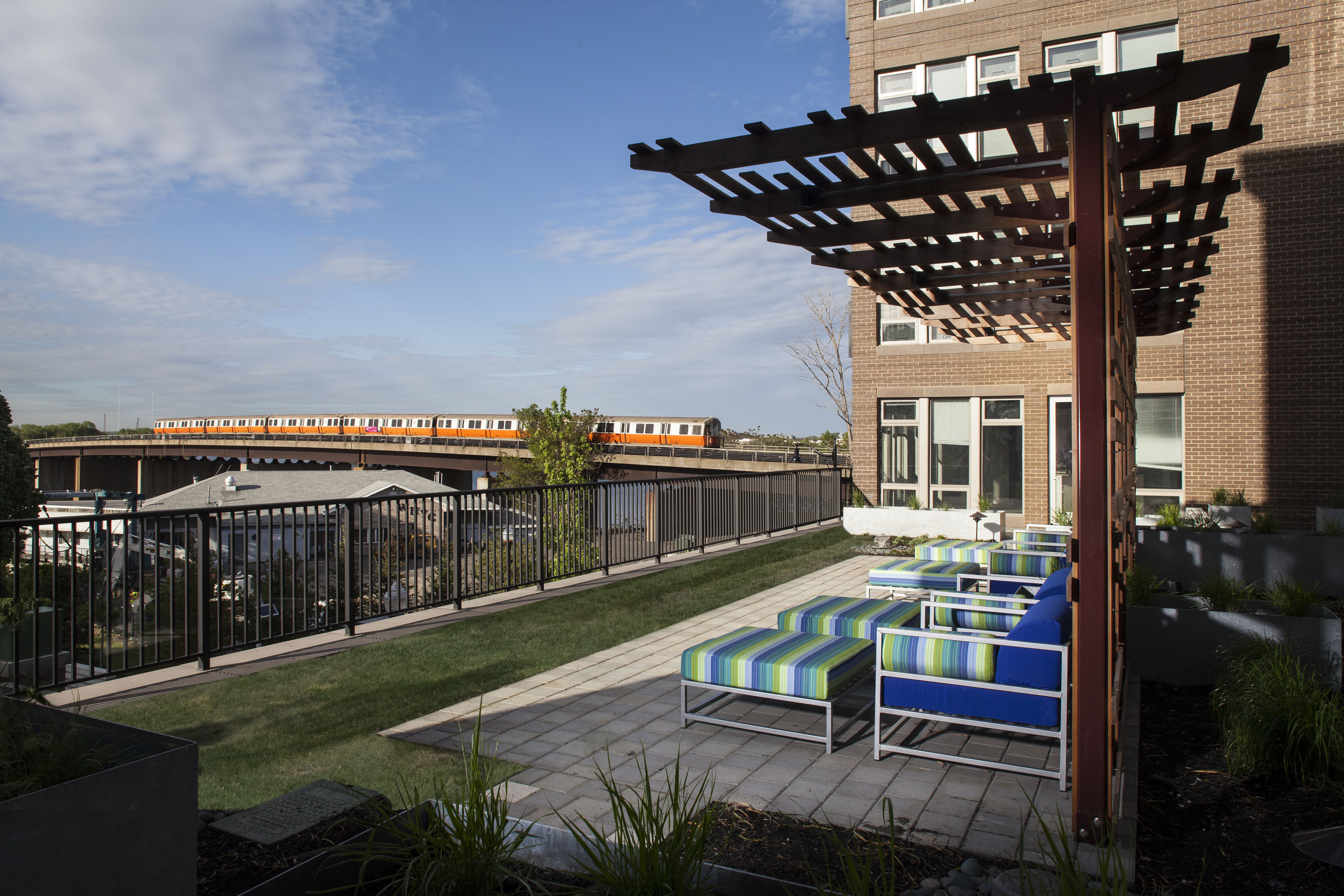 Roof deck at Ava