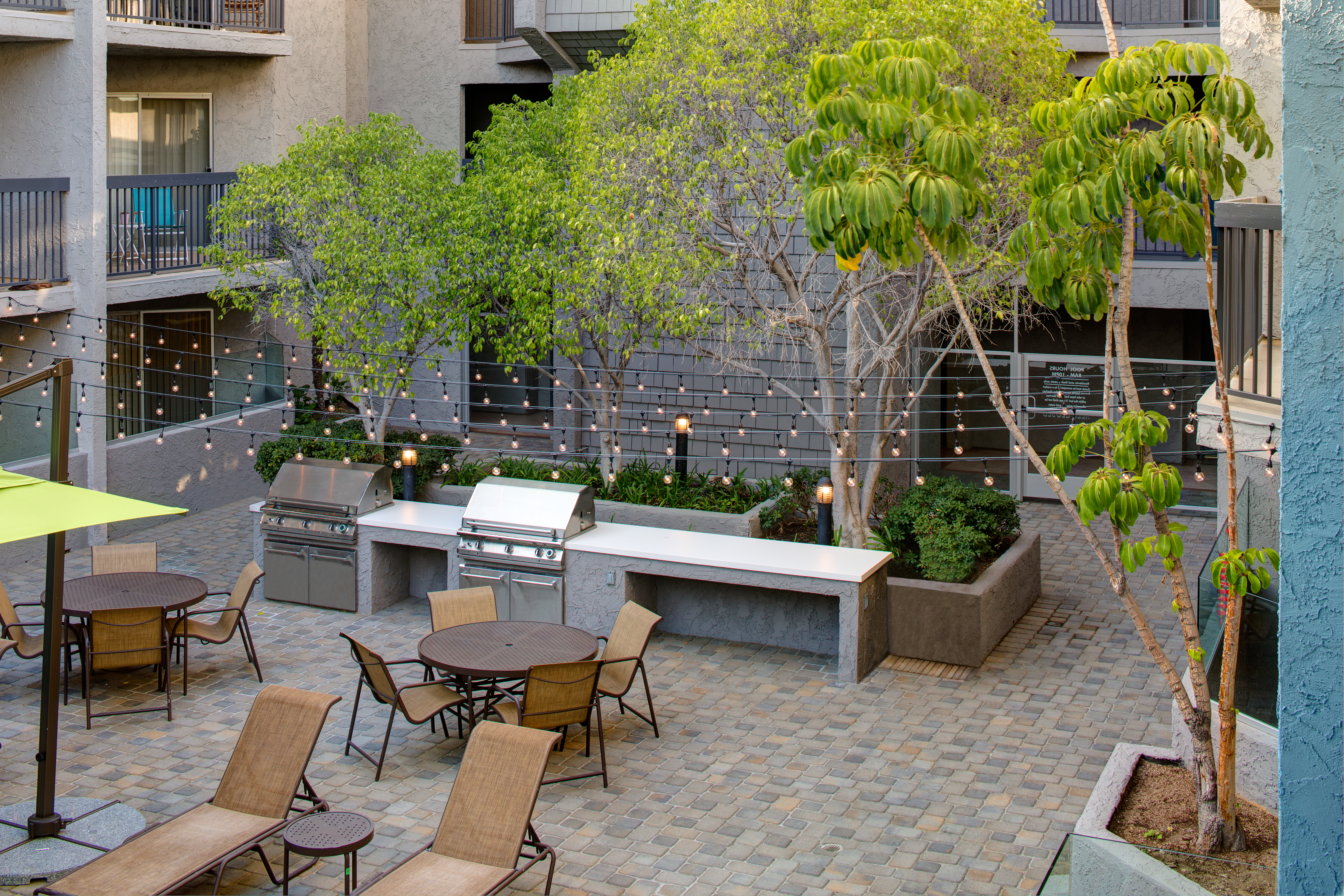 Grill area at Eaves Old Town