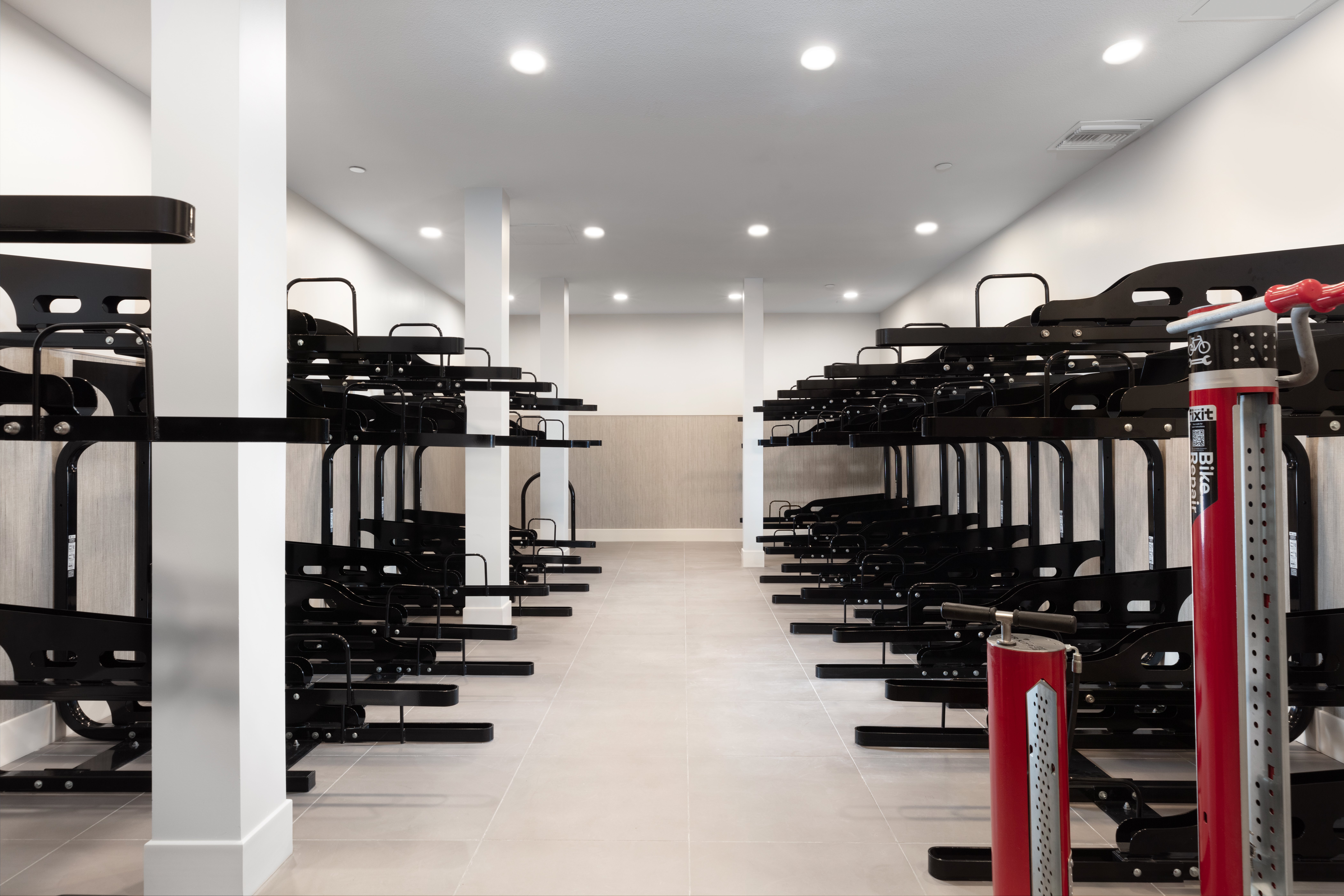 Bike room at Avalon West