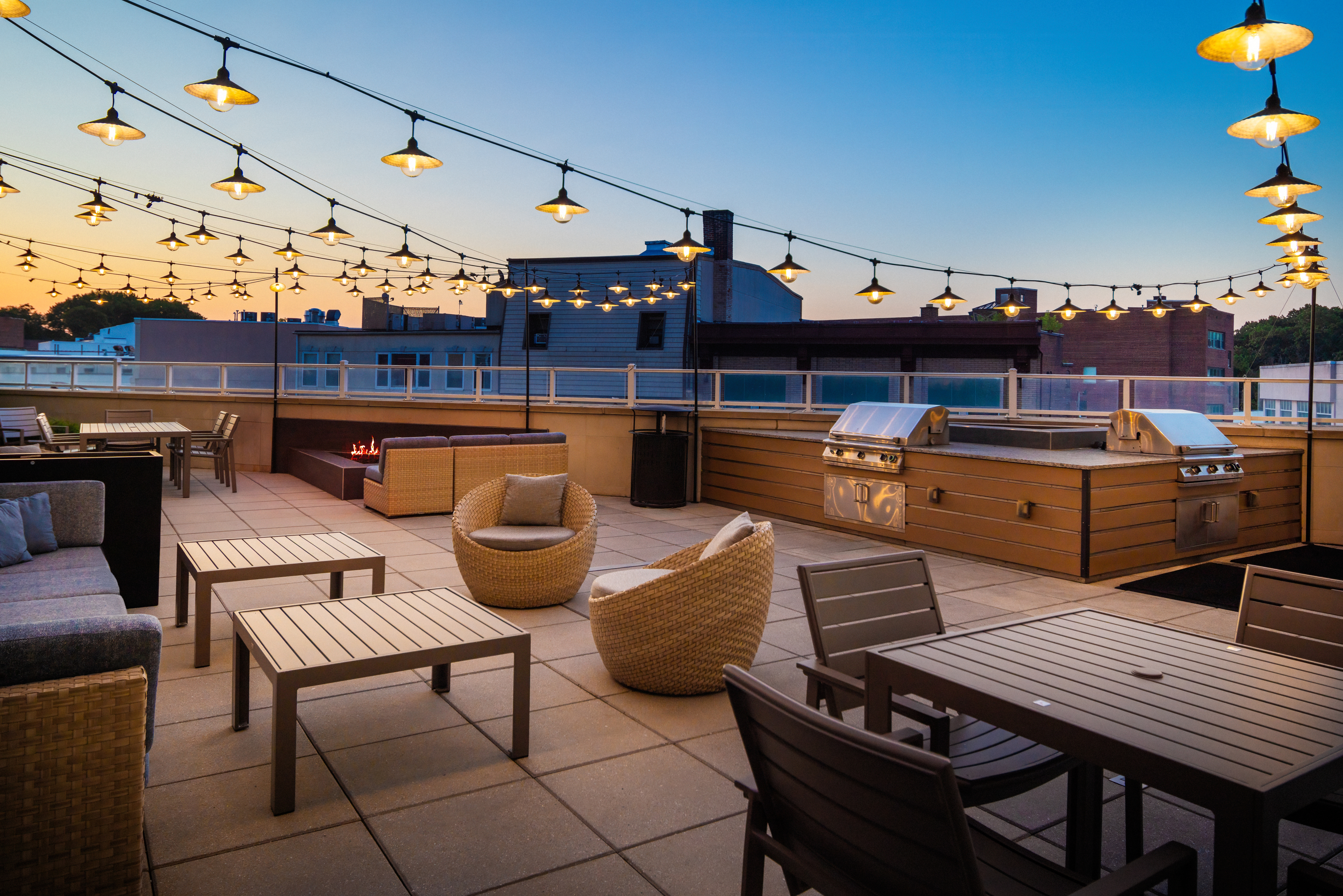 Roof deck at Avalon Bloomfield Station (2 of 3)