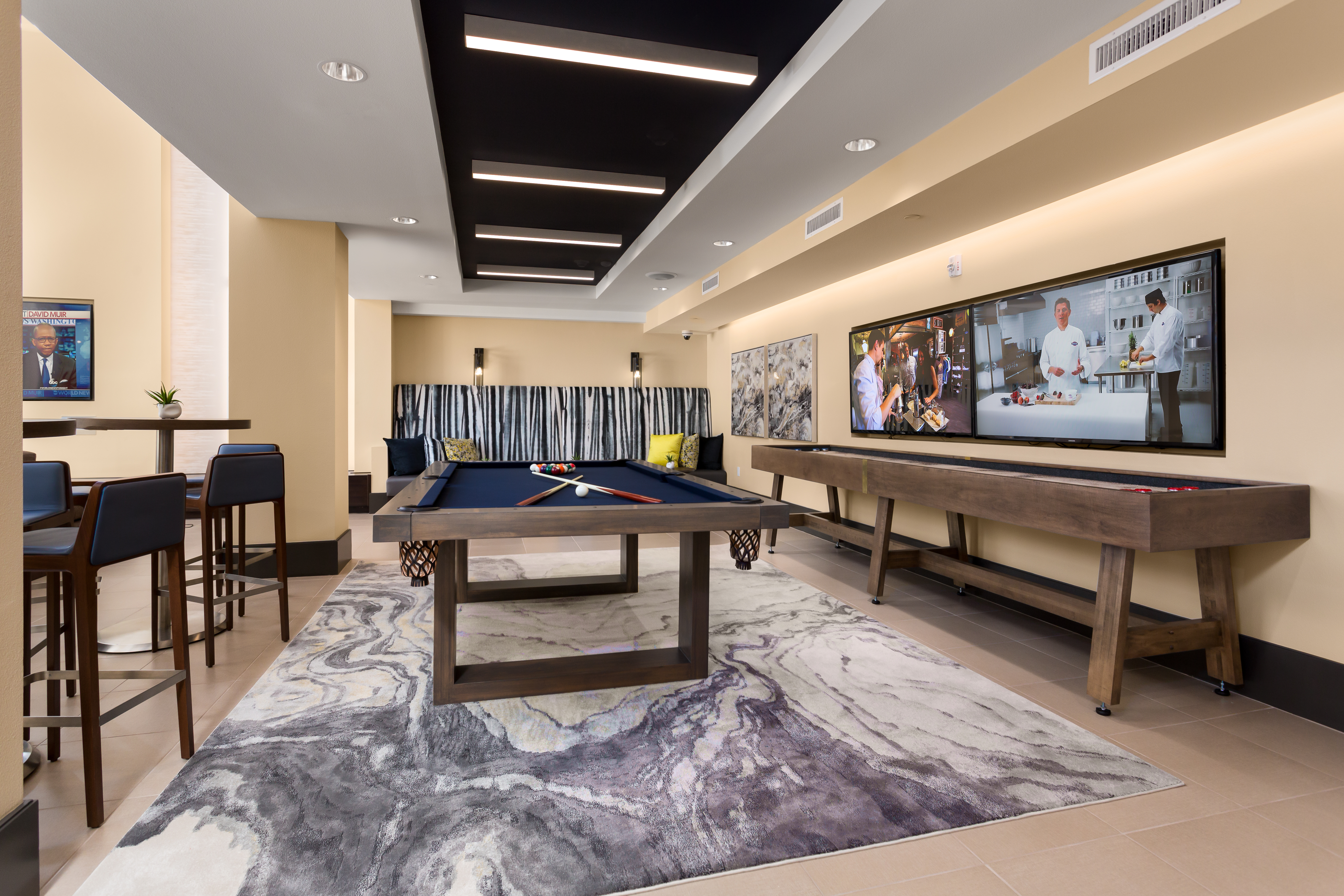 Game room at Avalon