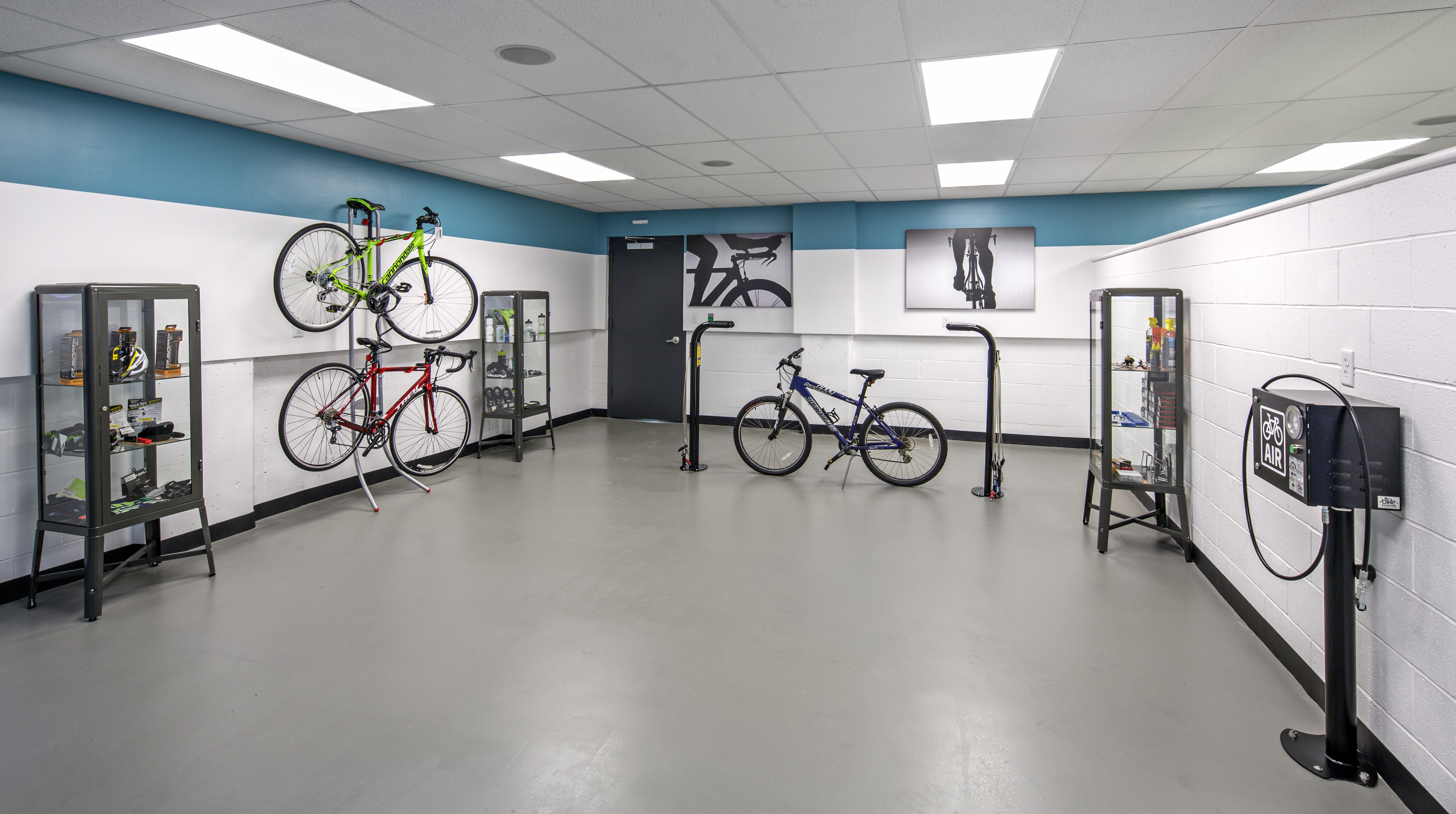 Bike room at Avalon